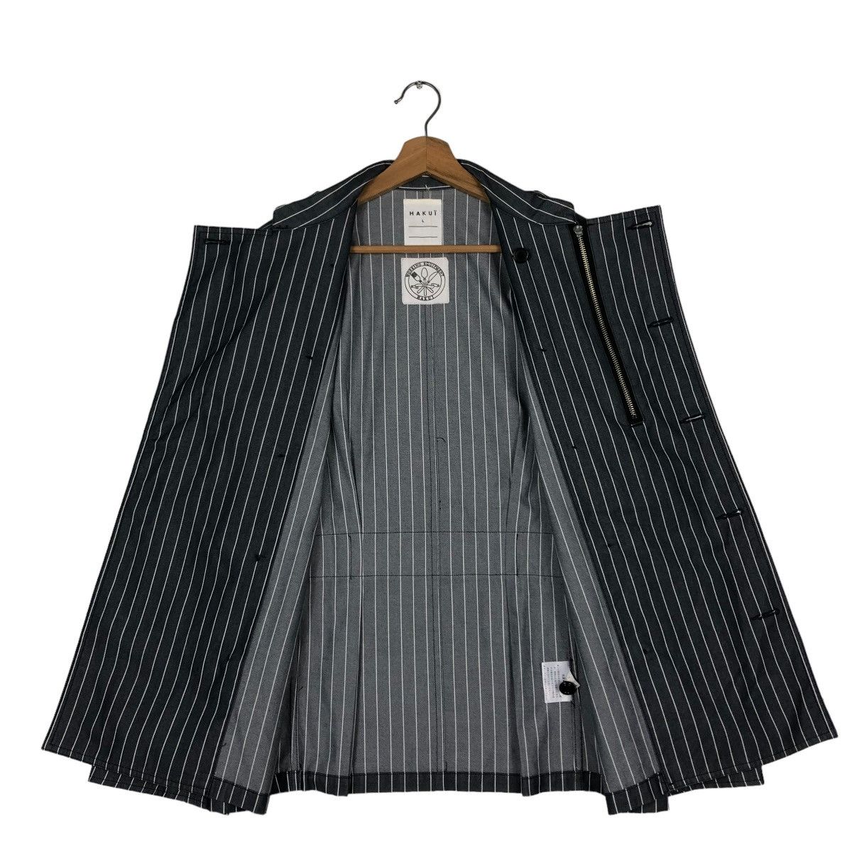 Japanese Brand 🔥VINTAGE HICKORY CHORE JACKET HAKUT JAPAN ISSEY MIYAKE Size US M / EU 48-50 / 2 - 13 Thumbnail