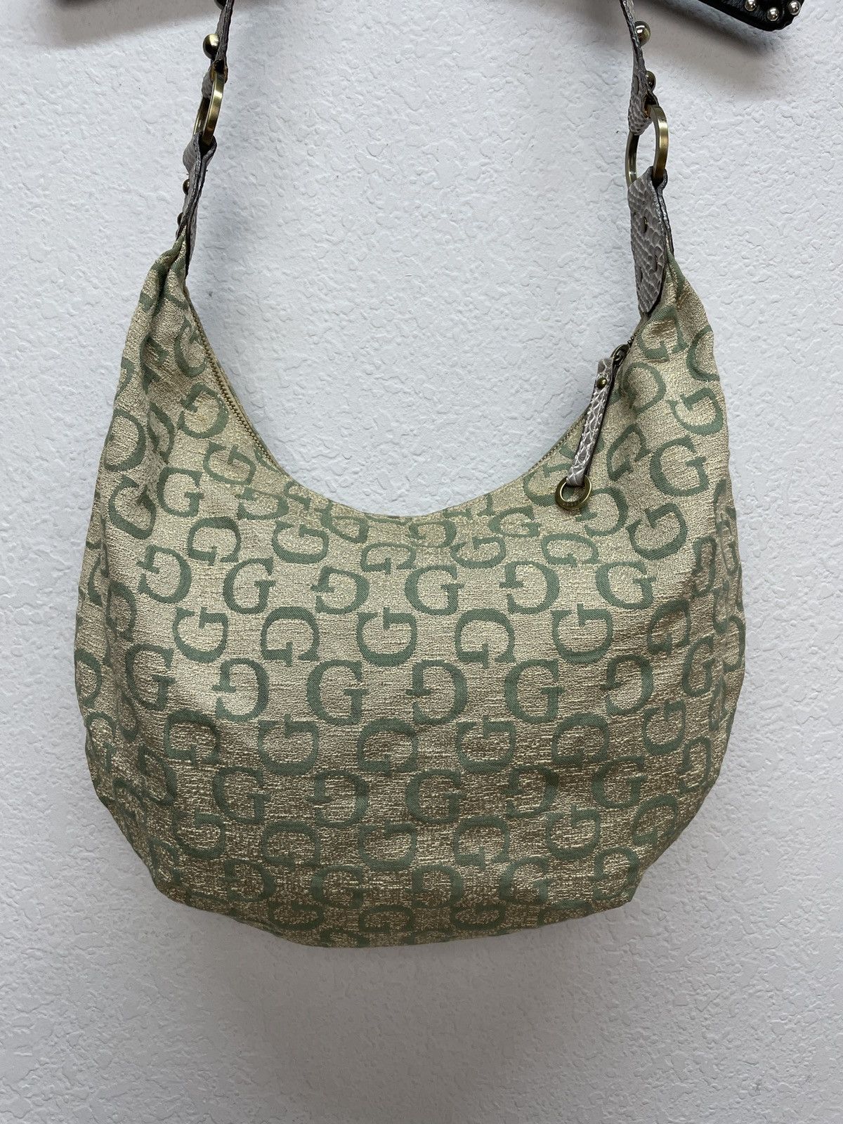 Guess × Vintage Rare🔥🔥 Y2K Vintage GUESS Baguette Shoulder Bag Denim Size ONE SIZE - 13 Thumbnail