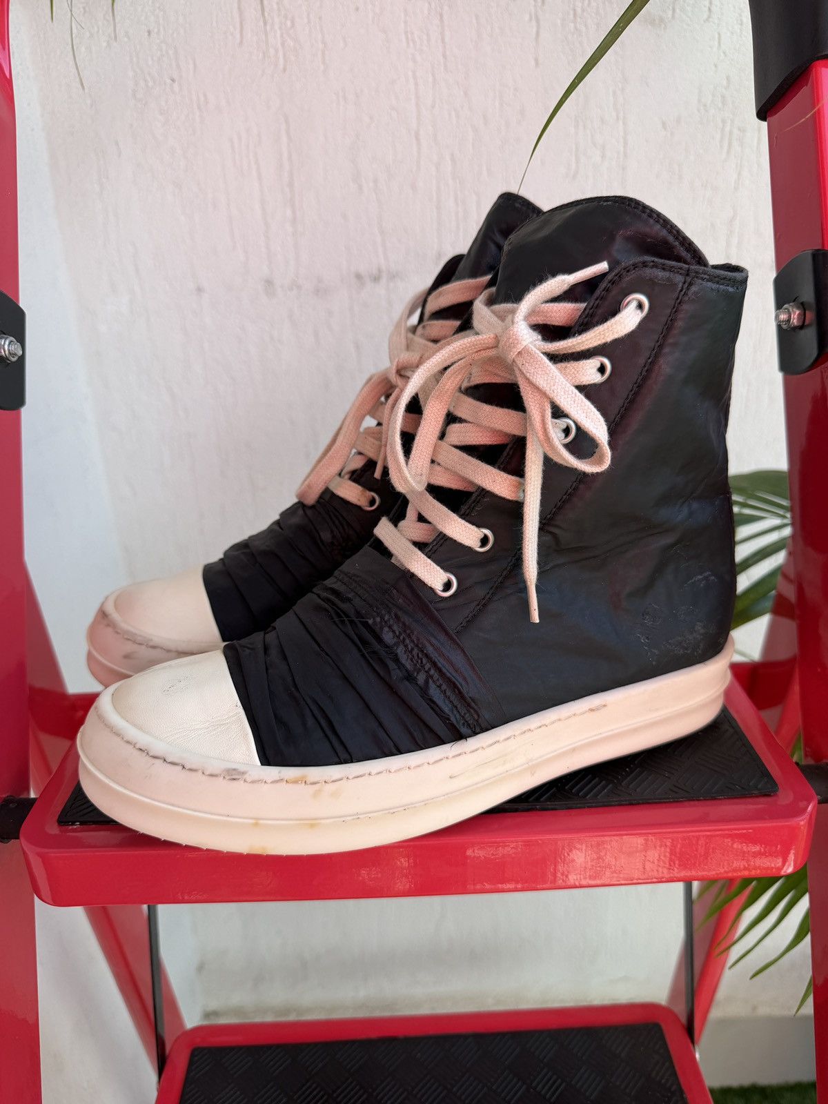 Rick Owens Drkshdw w14 Wrap hustler ramones Size US 8 / IT 38 - 1 Thumbnail