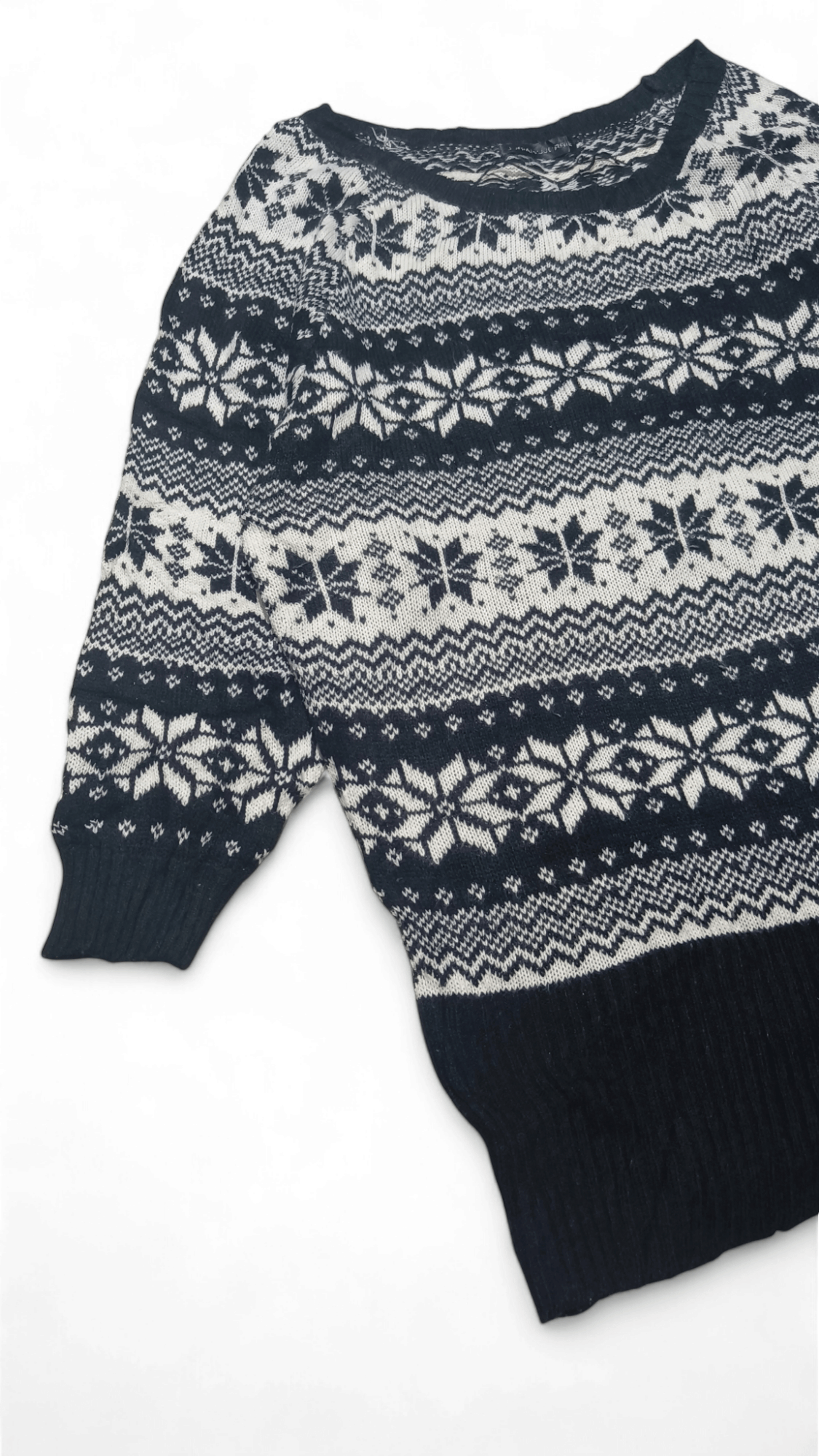 Other Vintage 90s Y2K Women's Ethnic Striped Long Knit Sweater Size M / US 6-8 / IT 42-44 - 7 Thumbnail