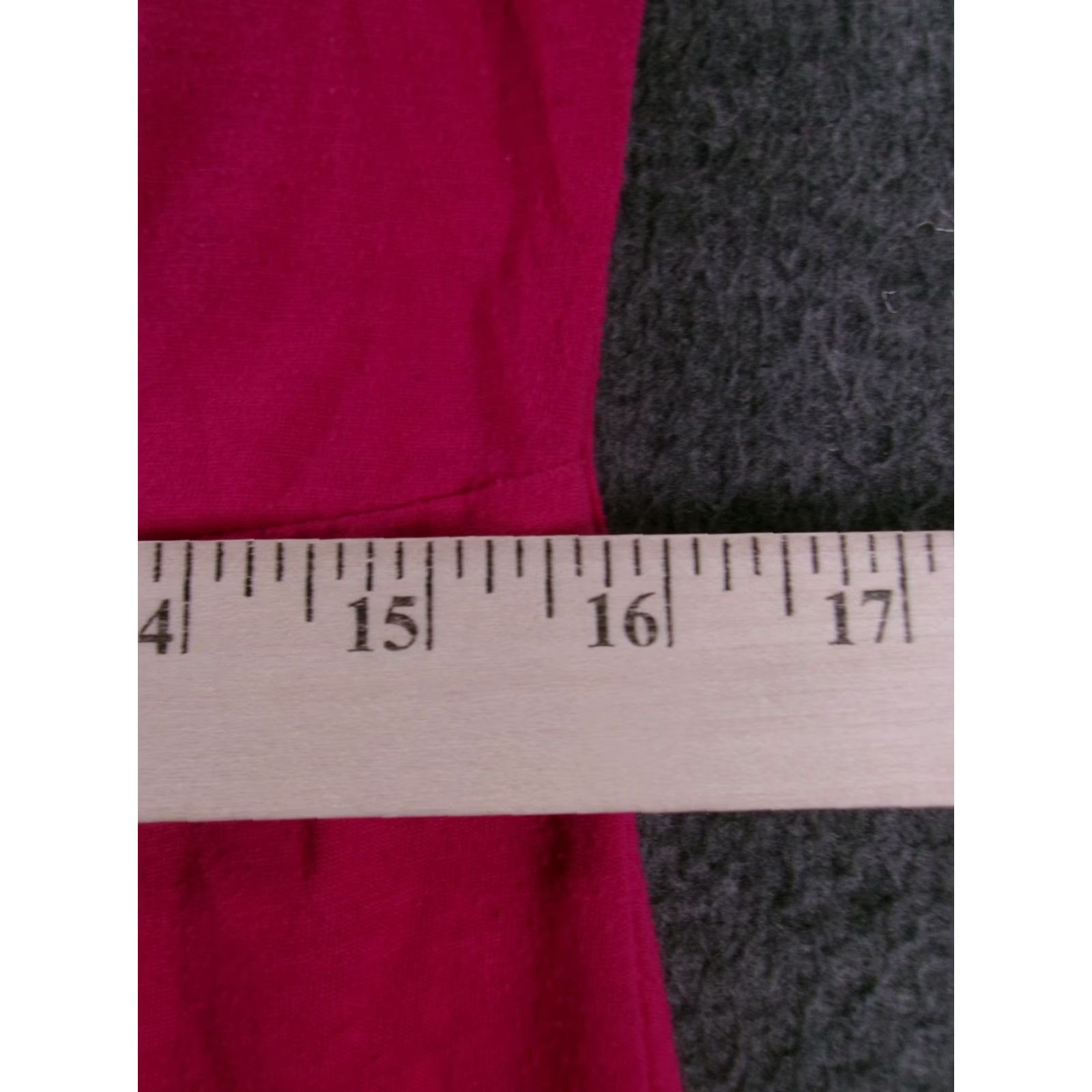 Vintage Attention Dress Womens L Fuchsia Pleated Front Scoop Neck Sleeveless Tank Rayon Dress Size L / US 10 / IT 46 - 4 Thumbnail