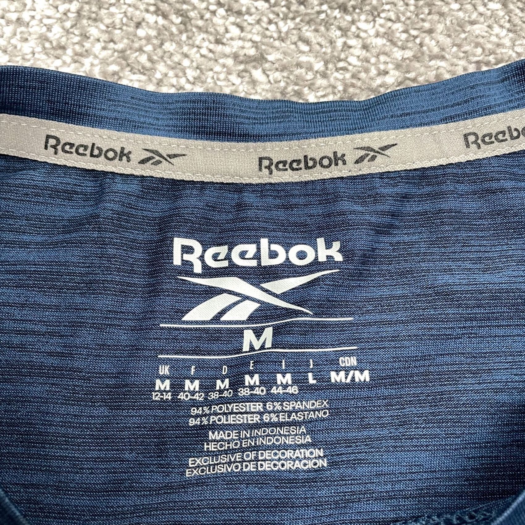 Reebok Reebok Speedwick Active T-Shirt Mens M Blue Crew Neck Short Sleeve Tee Top Size US M / EU 48-50 / 2 - 7 Thumbnail