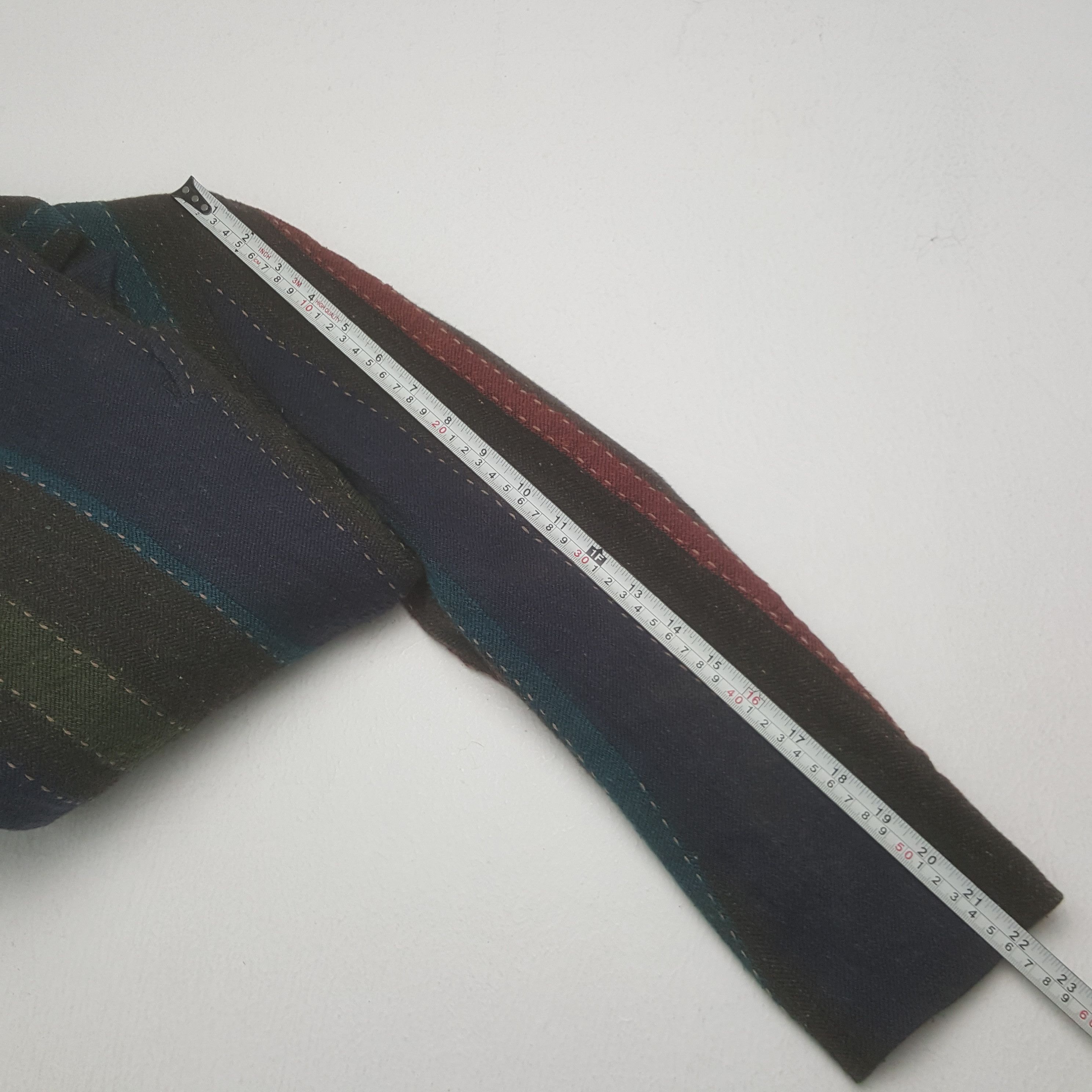 Yohji Yamamoto Vintage Y's by Yohji Yamamoto Striped Blazer Coat Size US XS / EU 42 / 0 - 5 Thumbnail