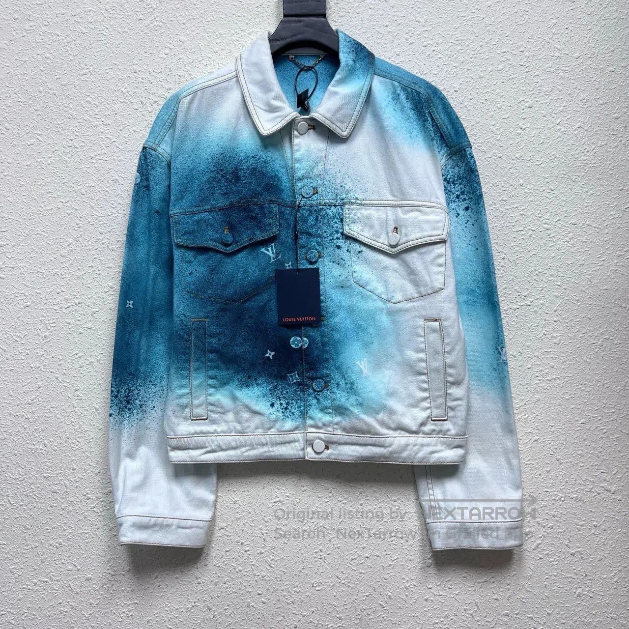 Louis Vuitton louis vuitton blue white denim jacket. Size US L / EU 52-54 / 3 - 1 Thumbnail