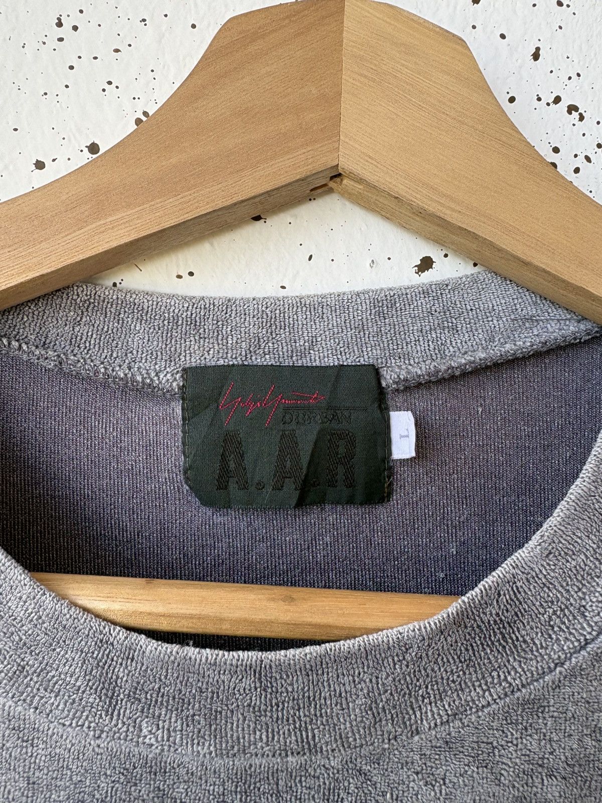 Yohji Yamamoto Rare‼️ Vintage 90s Yohji Yamamoto Velvet Crewneck Sweatshirt Size US L / EU 52-54 / 3 - 4 Thumbnail
