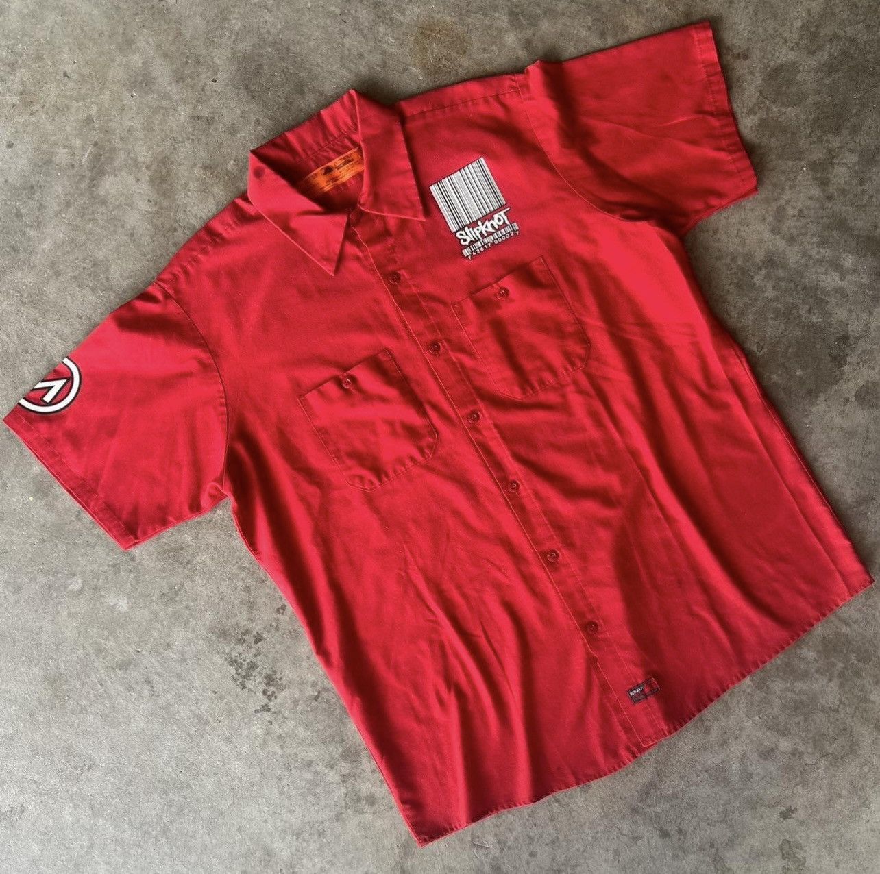 Slipknot × Vintage Slipknot Maggot Worker Button Down Shirt Size X - Large Size US XL / EU 56 / 4 - 1 Thumbnail