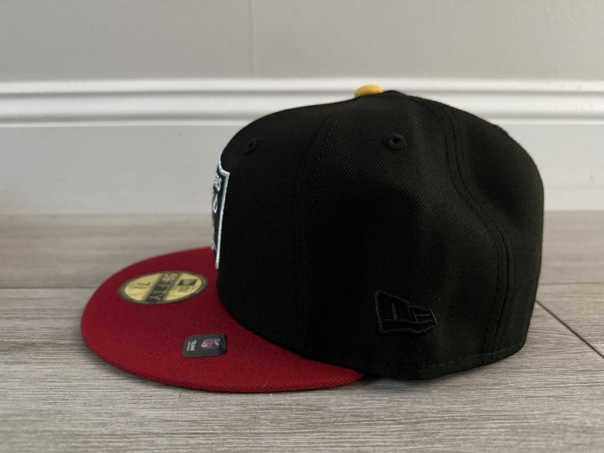 New Era Las Vegas Raiders New Era Stackin Chips Black Red Sz 7 3/8 Size ONE SIZE - 4 Thumbnail