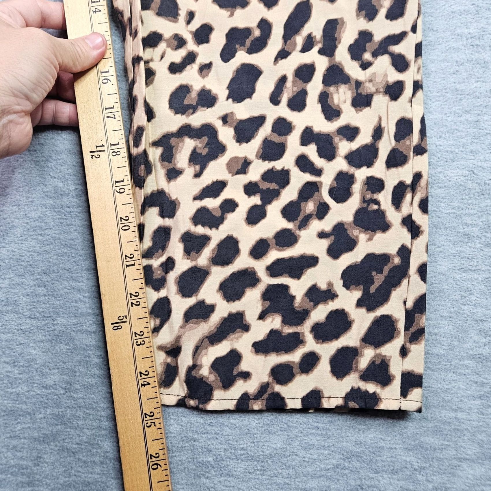 Zara ZARA Women’s Leopard Printed Pull On Light weight Pants M NEW Casual Pants Multicolor Animal Print Fashion Trousers Womens Summer Spring Fall Winter Size 32" / US 10 / IT 46 - 5 Thumbnail