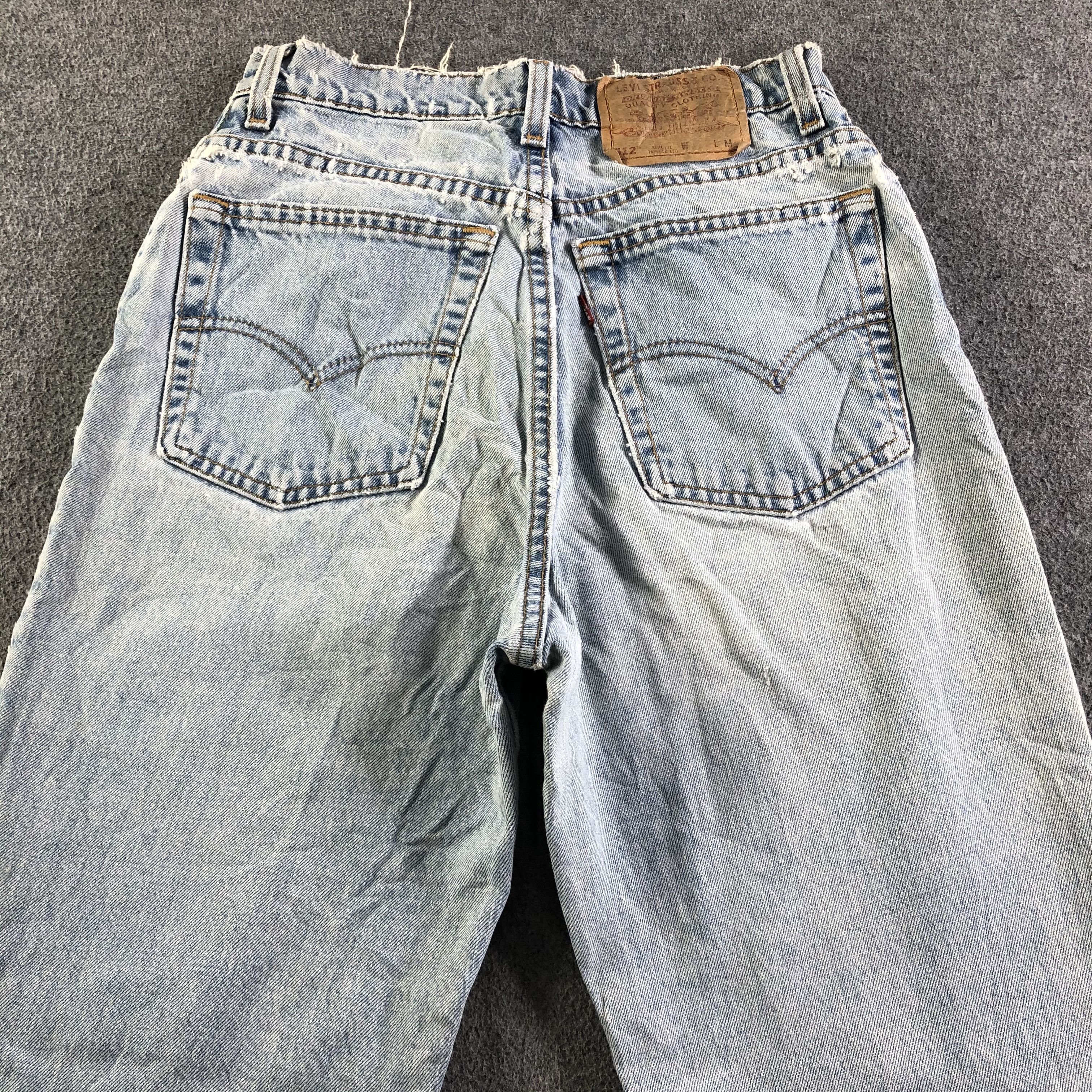 Levi's 90s Vintage Light Wash Levis 512 Jeans-J4303 Size US 27 - 4 Thumbnail