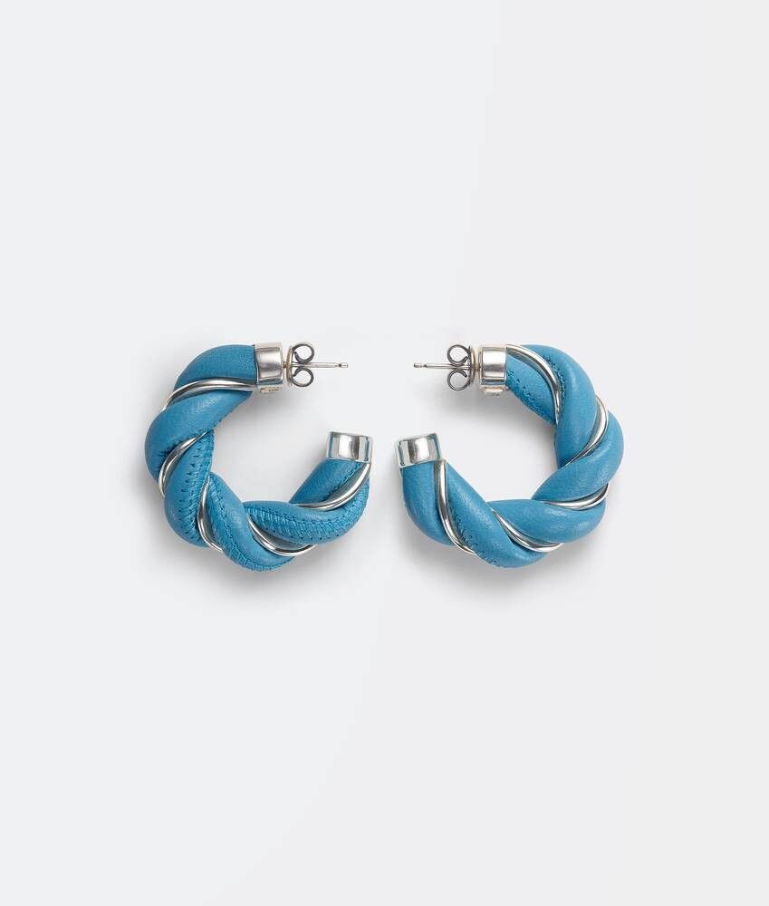 Bottega Veneta o1bcso1str0725 Size: OS / Twist Earring in Blue Size ONE SIZE - 1 Preview
