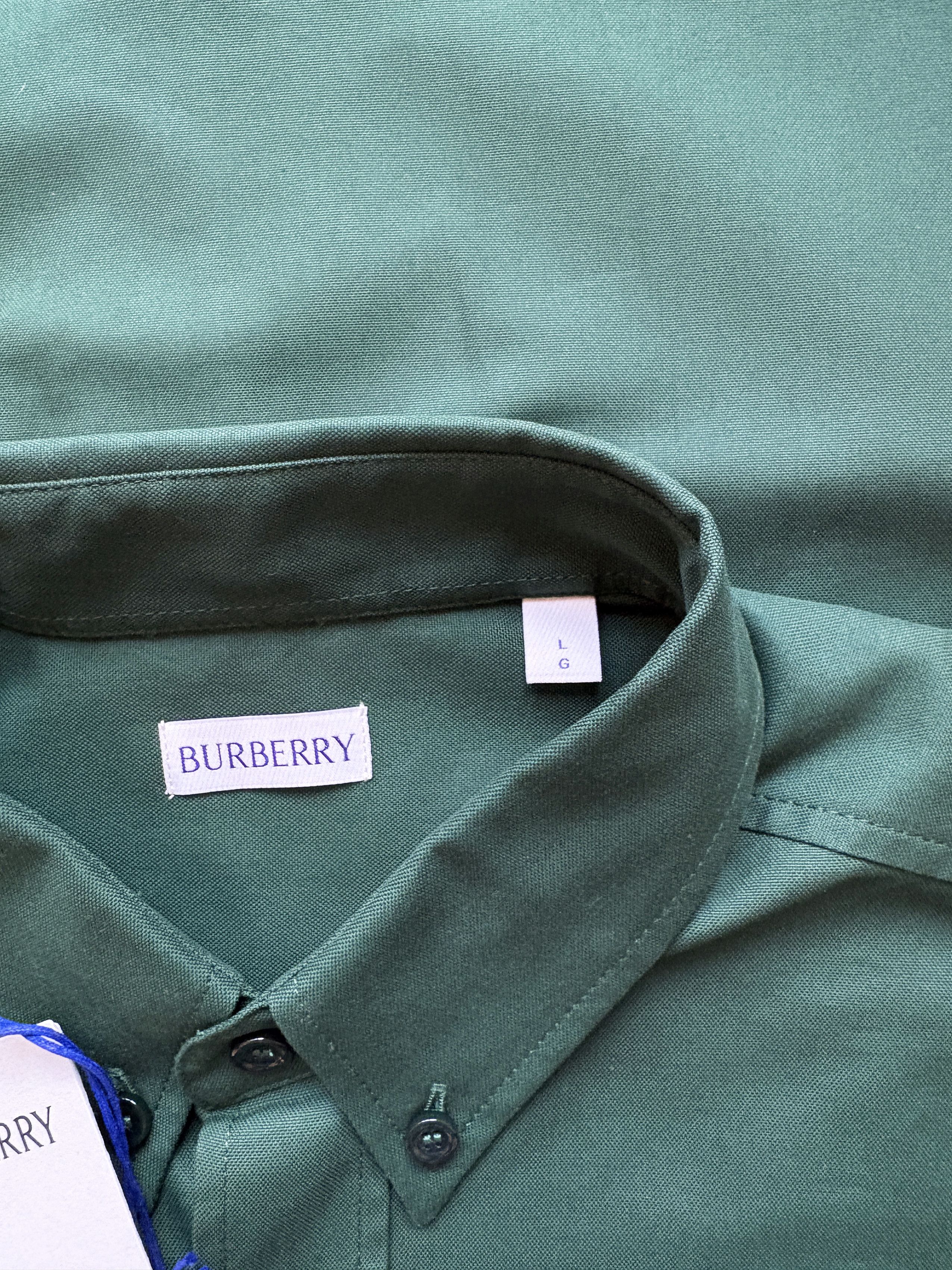 Burberry ⚡️QUICK SALE⚡️Burberry Daniel Lee Ivy Green Button Up Shirt Size US L / EU 52-54 / 3 - 5 Thumbnail