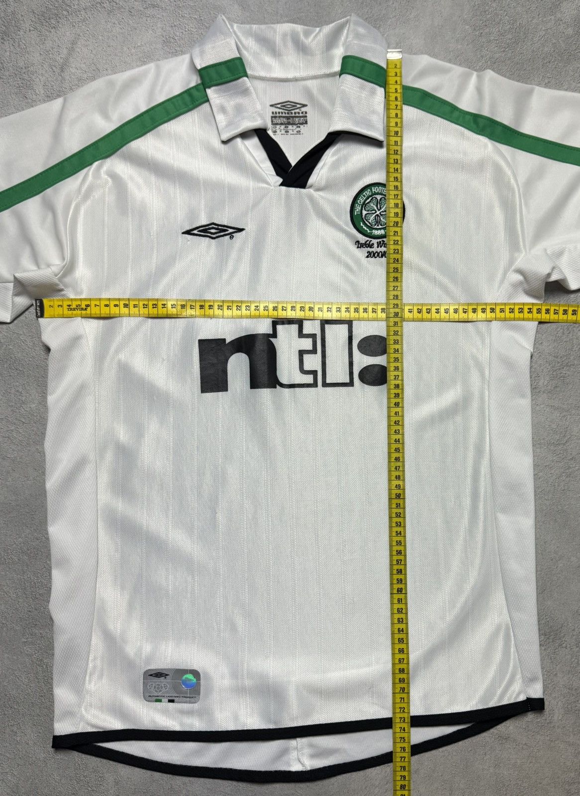 Umbro Celtic 2001 2002 Away Football Shirt Soccer Jersey Umbro Size US M / EU 48-50 / 2 - 18 Thumbnail