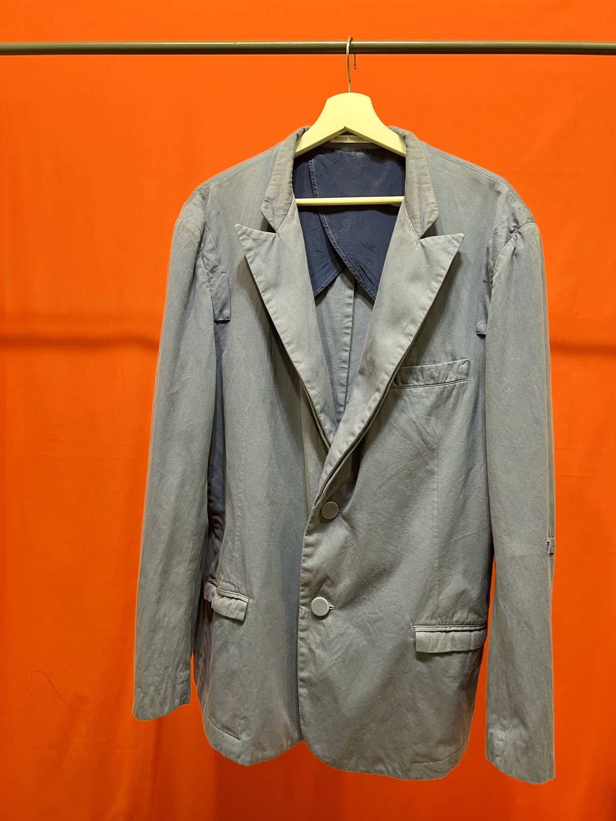 Yohji Yamamoto YOHJI YAMAMOTO objet dyed blazer, size 3 Size 48R - 1 Thumbnail
