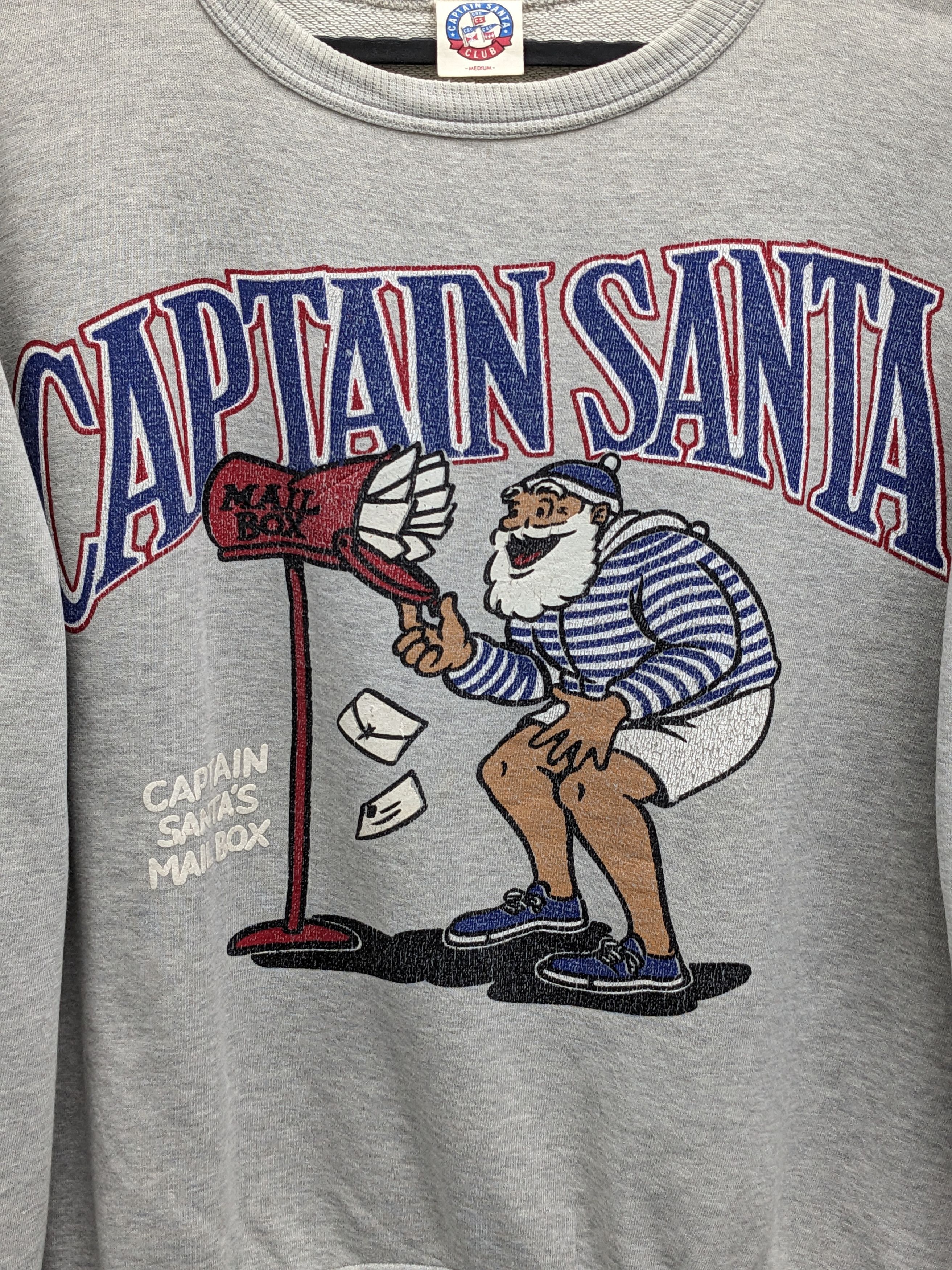 Captain Santors VINTAGE JAPANESE BRAND CAPTAIN SANTA CLUB SWEATSHIRT Size US M / EU 48-50 / 2 - 3 Thumbnail