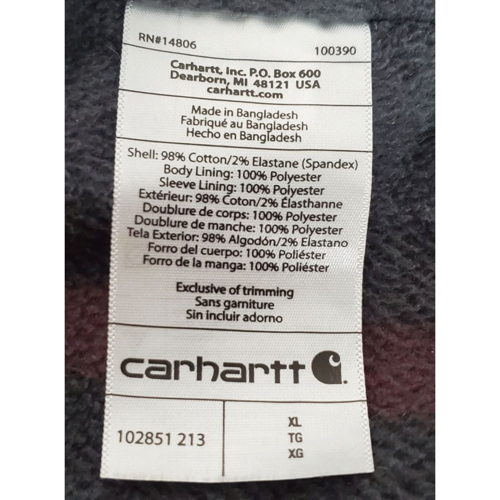 Carhartt Carhartt Rugged Flex Rigby Shirt Jac Fleece-Lined Canvas Relaxed XL Mens Carhartt Brown 213 Size US XL / EU 56 / 4 - 7 Thumbnail