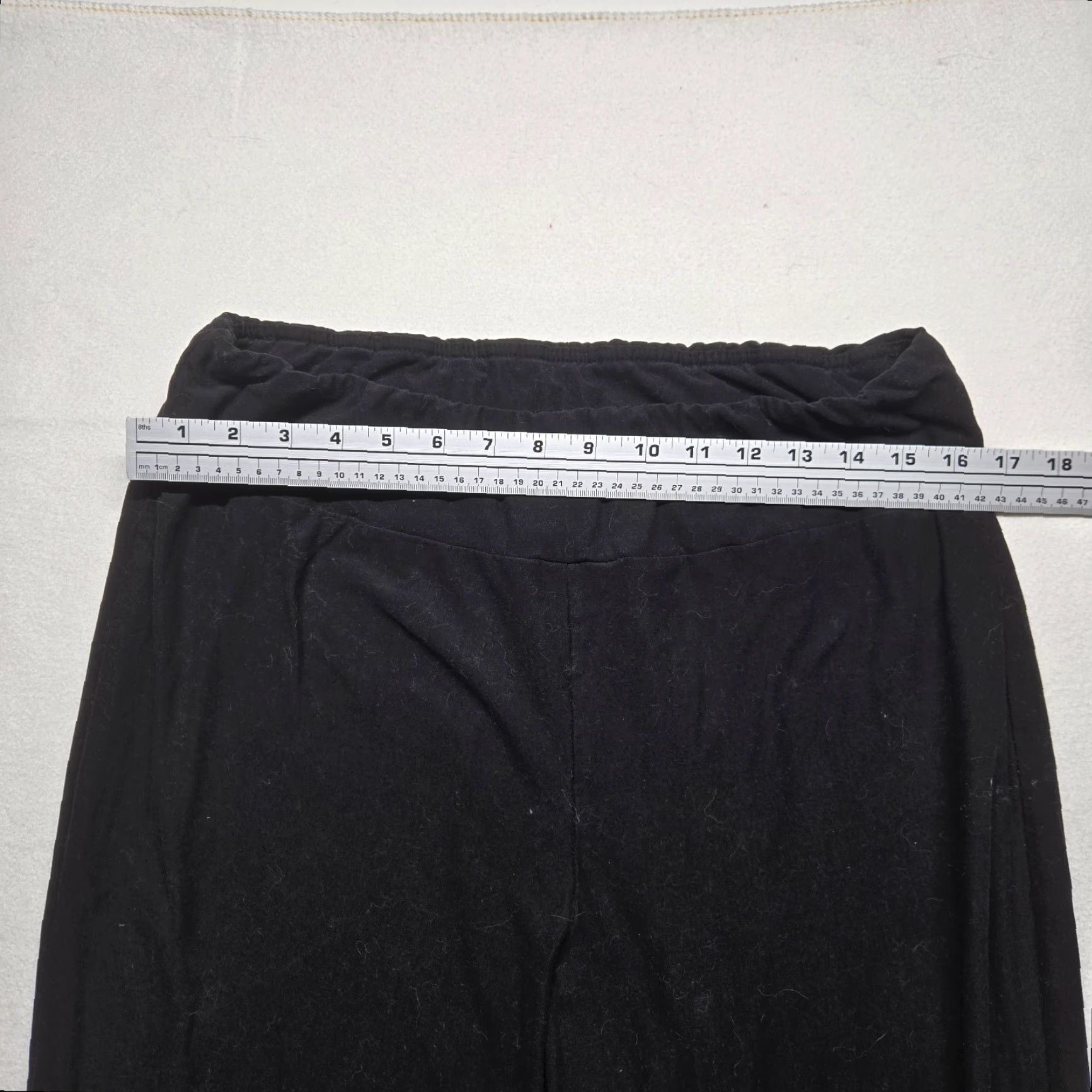 Vintage VINTAGE Nobo Solid Black Flare Sweatpants Women 2XL Plus Size 90s Fashion Size 40" / US 18 - 4 Thumbnail