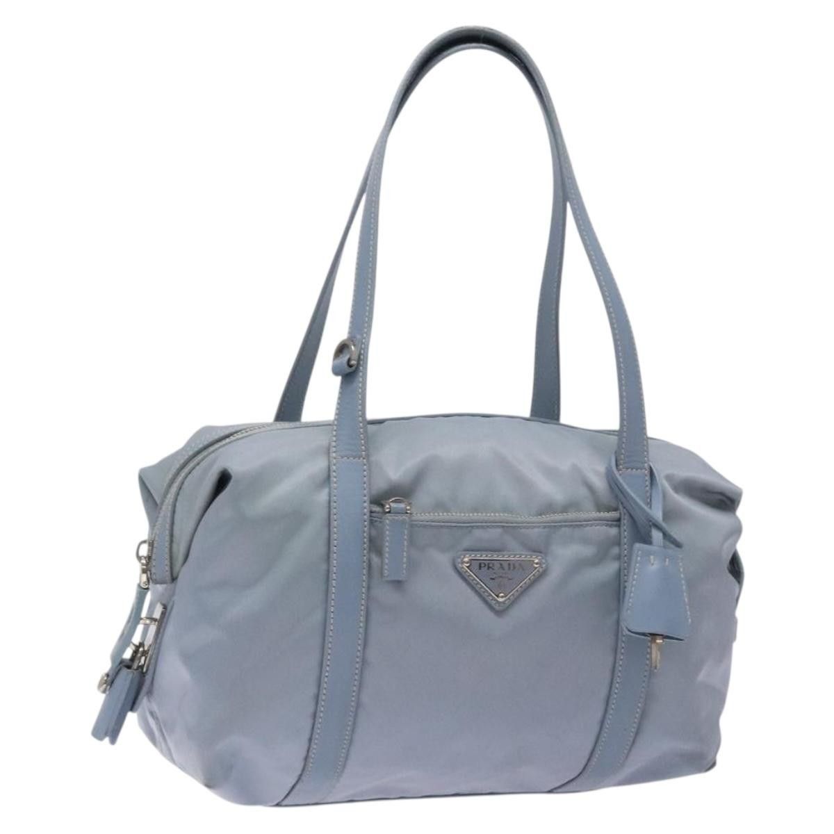 Prada Prada Weekend Duffle Bag Tessuto with Saffiano Leather Size ONE SIZE - 1 Thumbnail