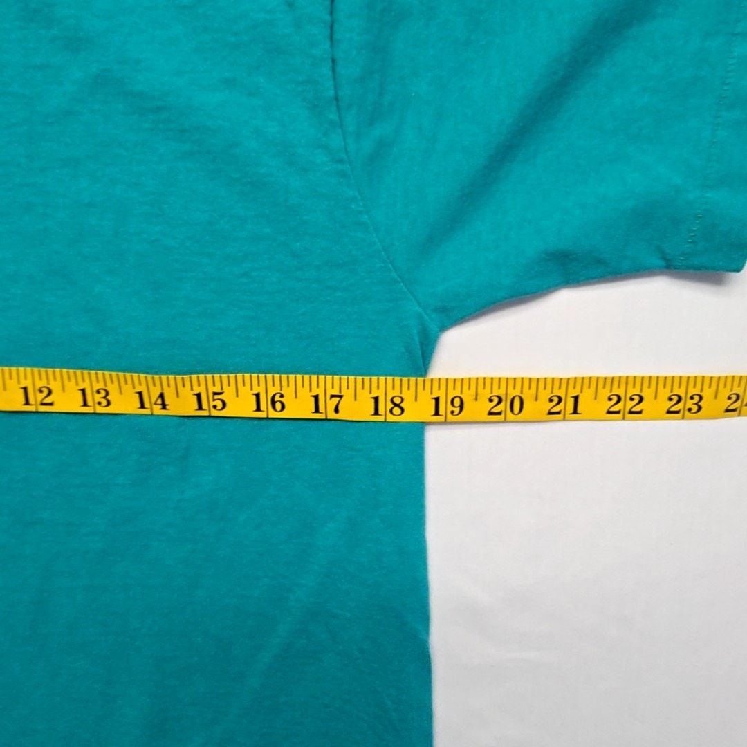 Fruit Of The Loom Vintage Seattle Shirt Turquoise Puff Print Teal Blue M Tee Size US M / EU 48-50 / 2 - 8 Thumbnail