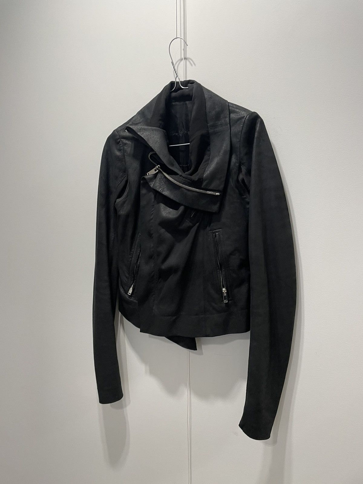 Rick Owens RICK OWENS WOMEN CLASSIC BIKER LEATHER JACKET