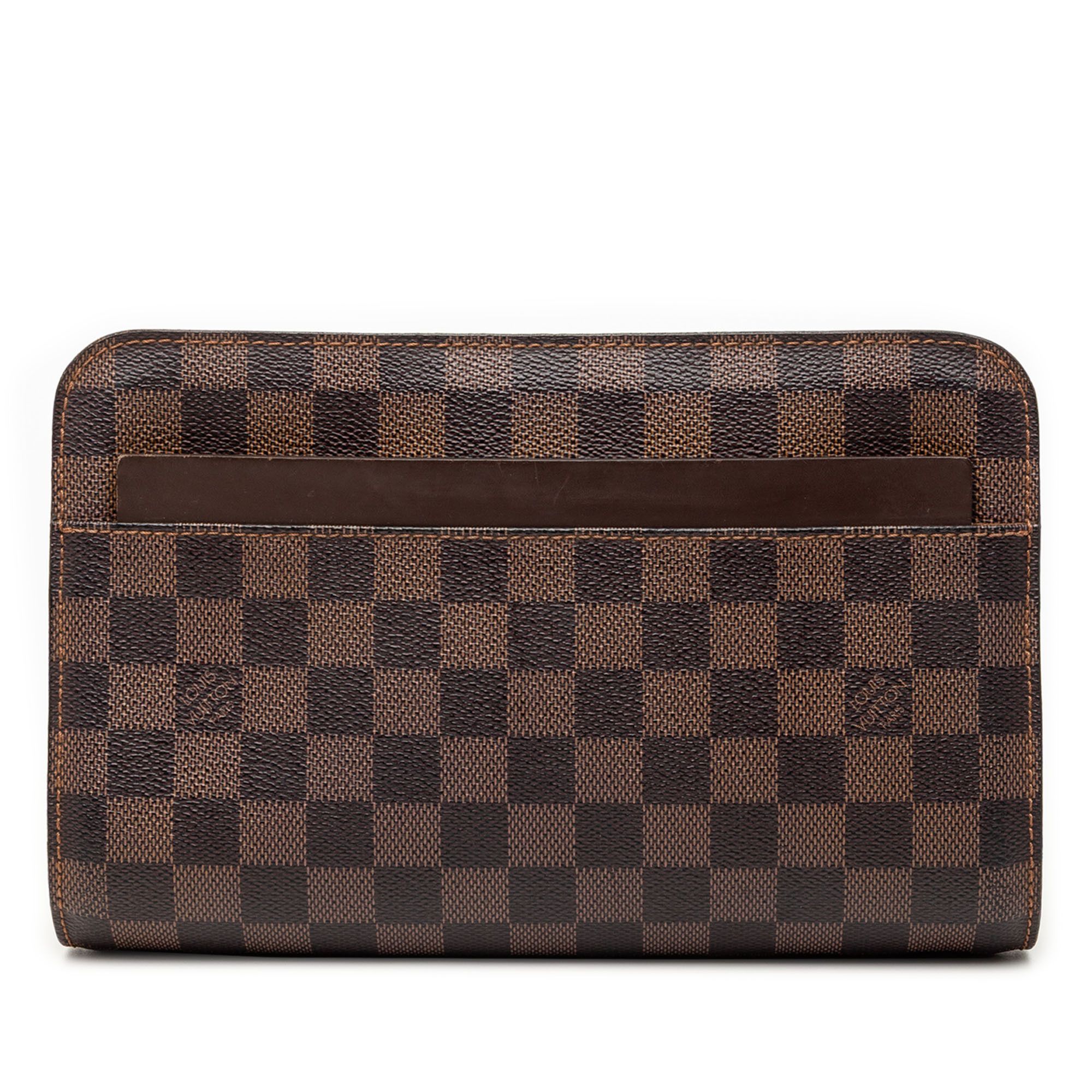 Louis Vuitton Louis Vuitton Damier Ebene Saint Louis Pochette Size ONE SIZE - 1 Thumbnail