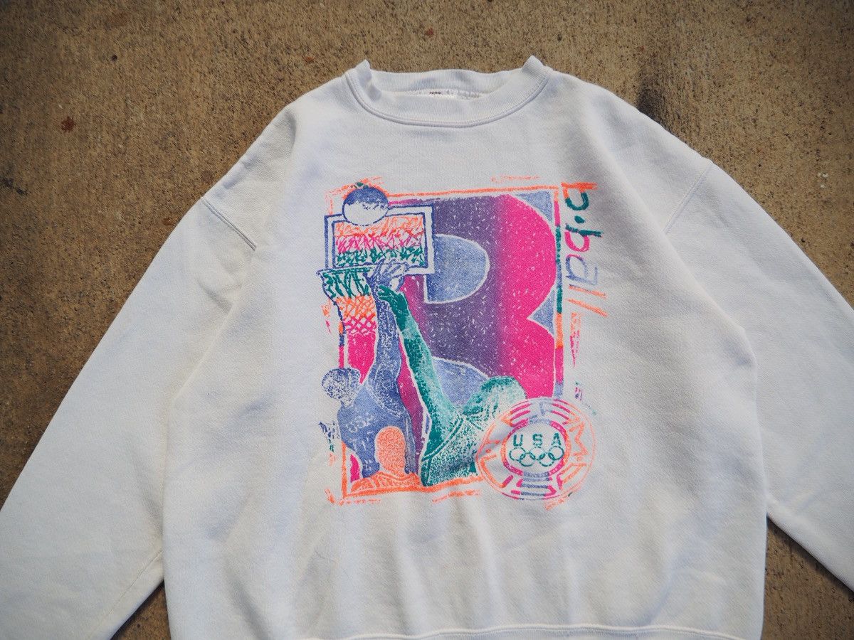USA Olympics 1992 official USA olimpic basketball crewneck sweatshirt Size L / US 10 / IT 46 - 3 Thumbnail