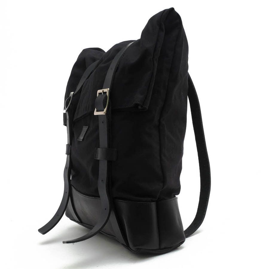 Yohji Yamamoto Yohji Yamamoto cow leather canvas backpack Size ONE SIZE - 3 Thumbnail