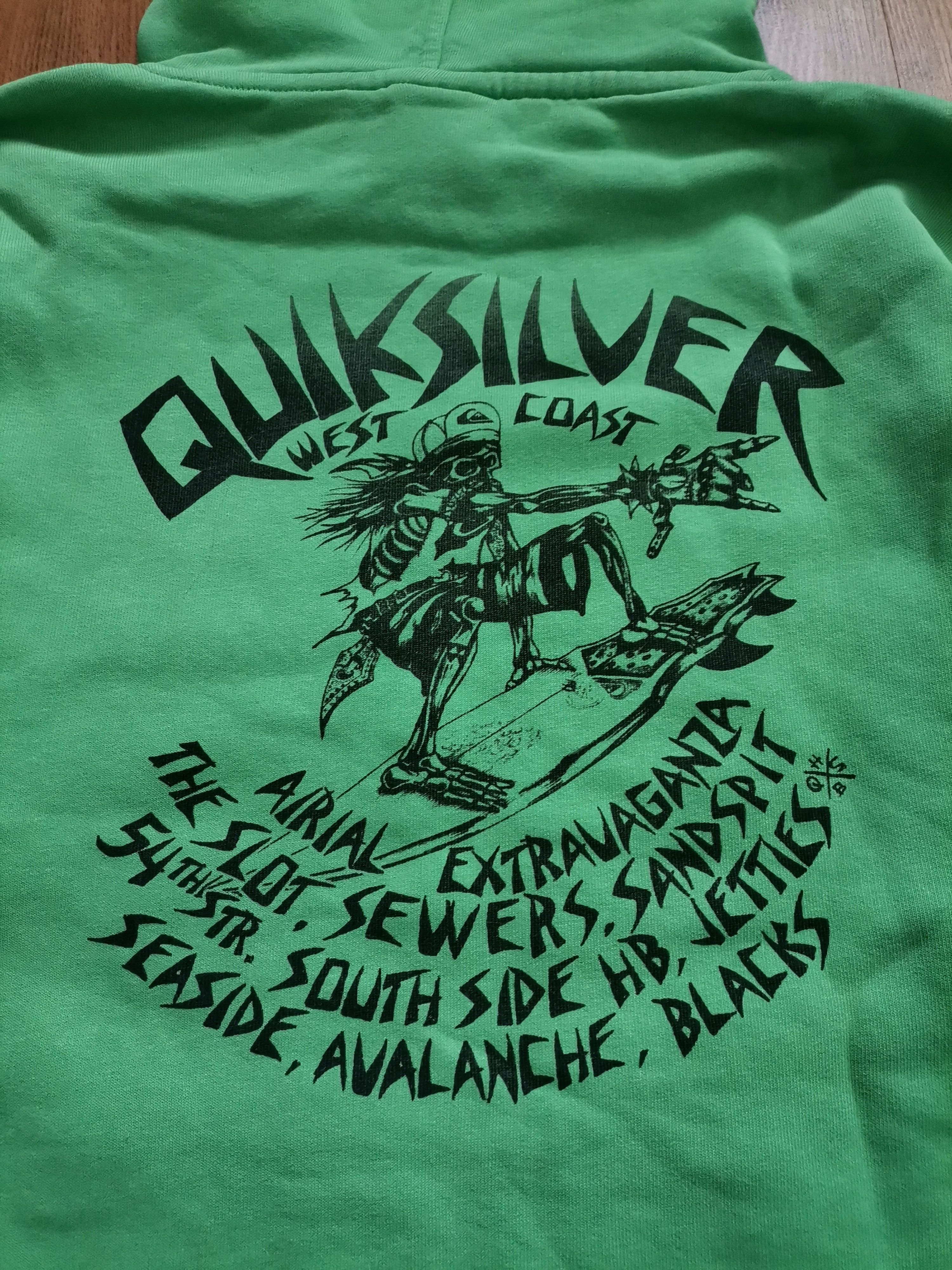 Quiksilver Vintage Quiksilver Hoodie Size US M / EU 48-50 / 2 - 5 Thumbnail