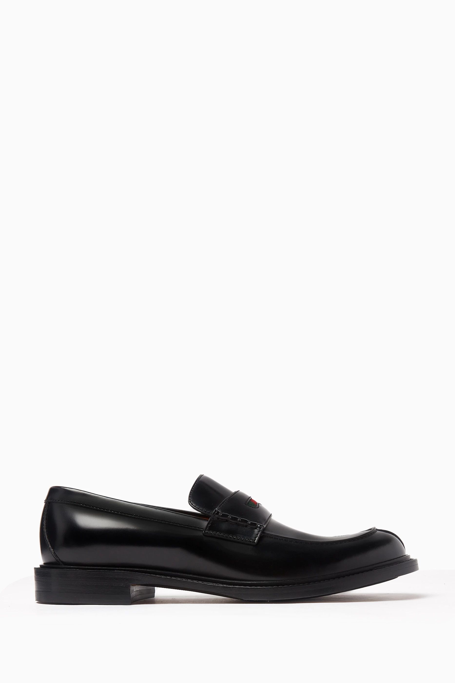 Gucci os11x0526 Web Loafers in Black Size US 10 / EU 43 - 1 Thumbnail