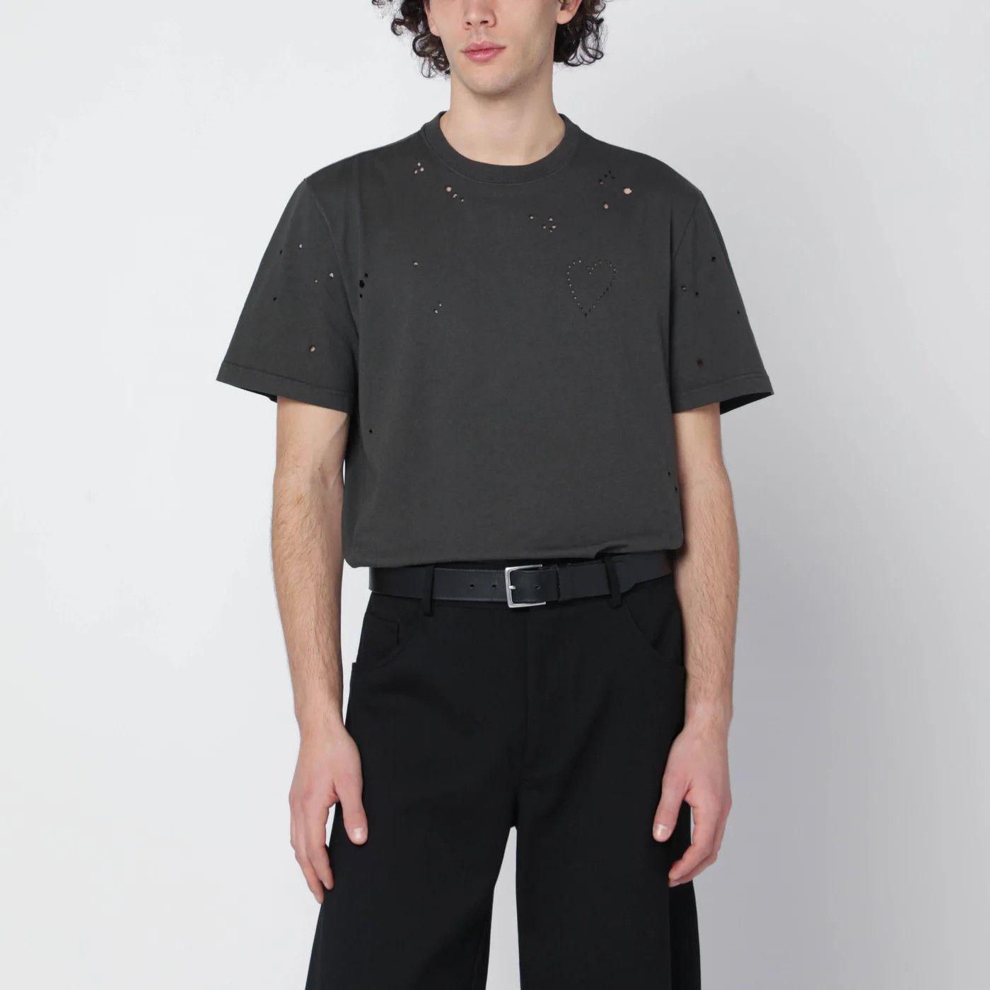 Golden Goose o1d2blof0426 Short Sleeve T-Shirt in Gray Size US XL / EU 56 / 4 - 1 Thumbnail