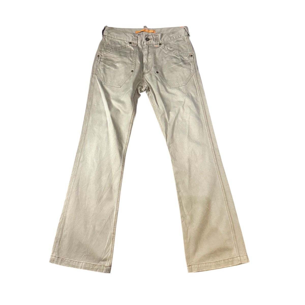 If Six Was Nine 🇯🇵🔥🔥 Vintage 90s Japanese Flared Tactical Edwin Pants Size US 31 - 2 Thumbnail
