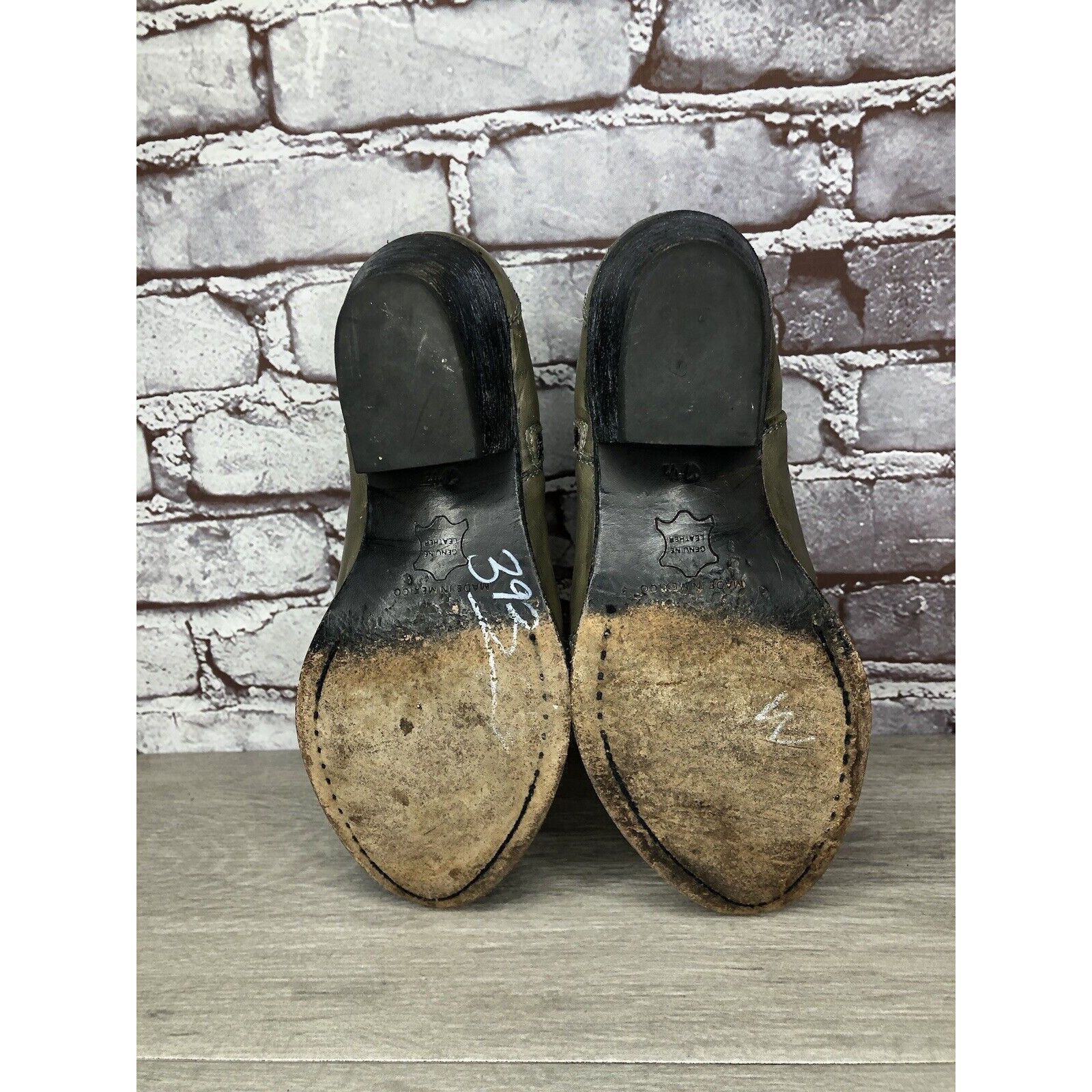 Other Baske California Green Western Zip Pointed Toe Heel Boots Wo Size US 7.5 / IT 37.5 - 19 Thumbnail