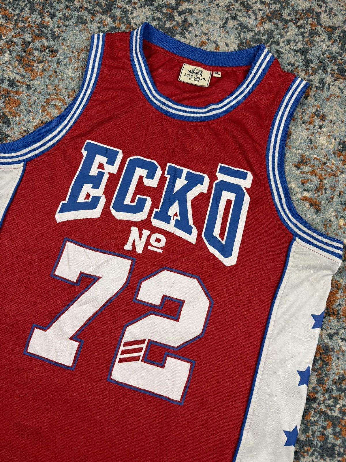 Ecko Unltd. × Vintage Vintage y2k Ecko Unltd basketball style mesh jersey tank top Size US XL / EU 56 / 4 - 5 Thumbnail