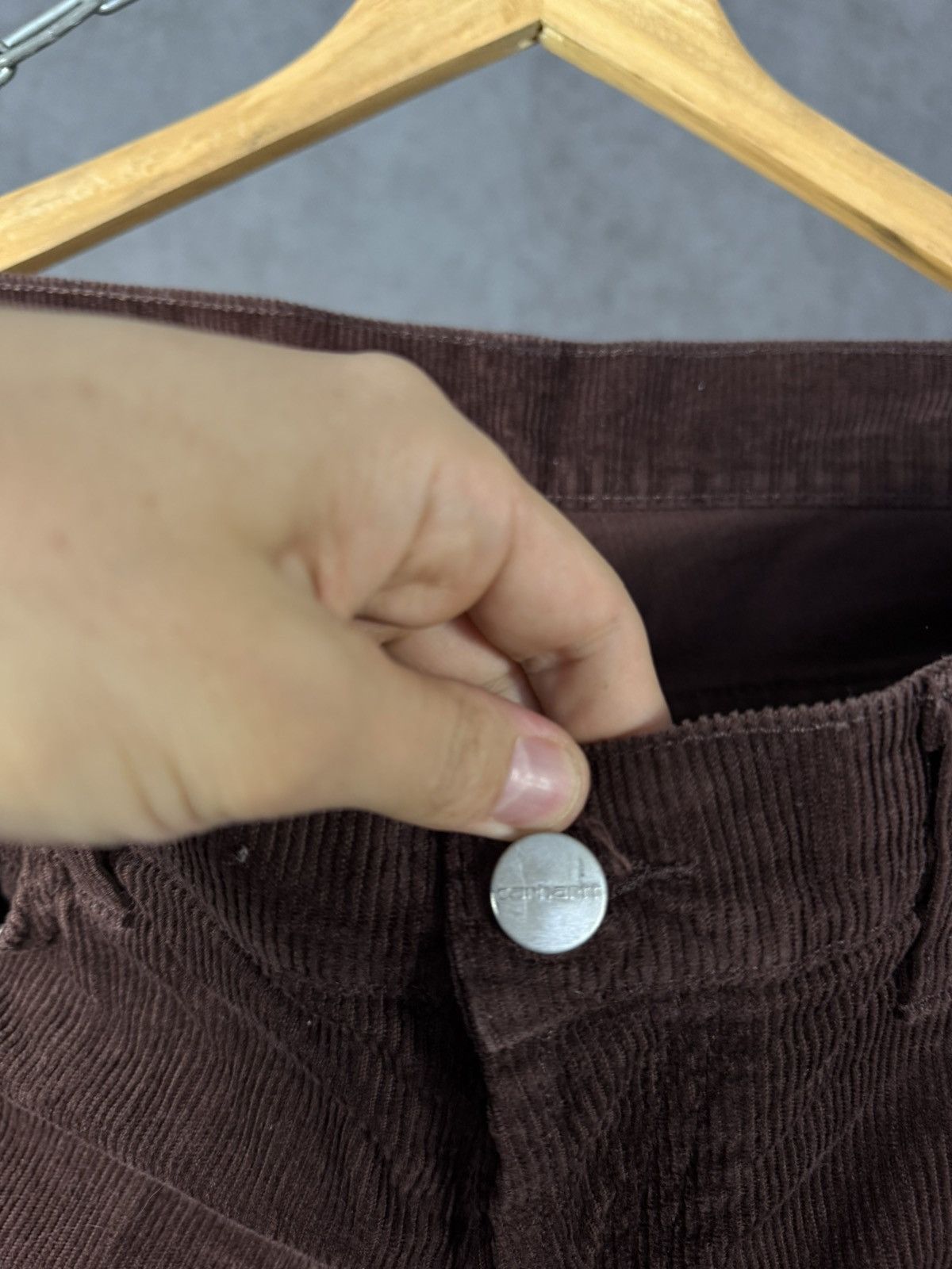 Carhartt Carhartt WIP designer velvet Klondike pants Size US 33 - 4 Thumbnail