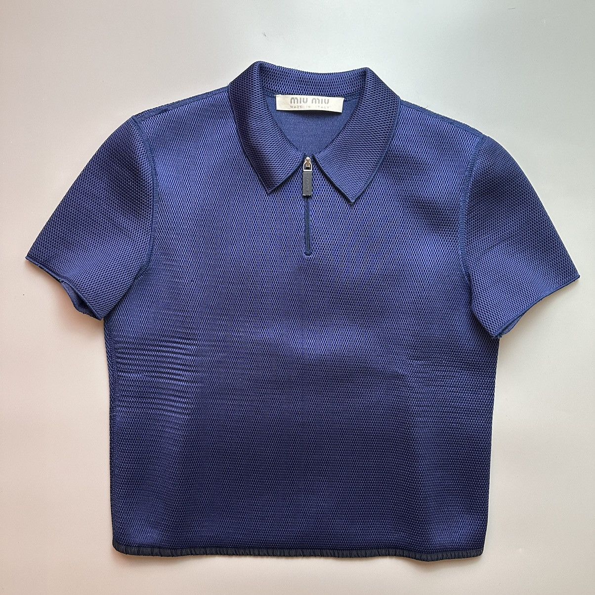 Miu Miu × Prada Archive Miumiu by Prada Mesh t-shirt | Grailed