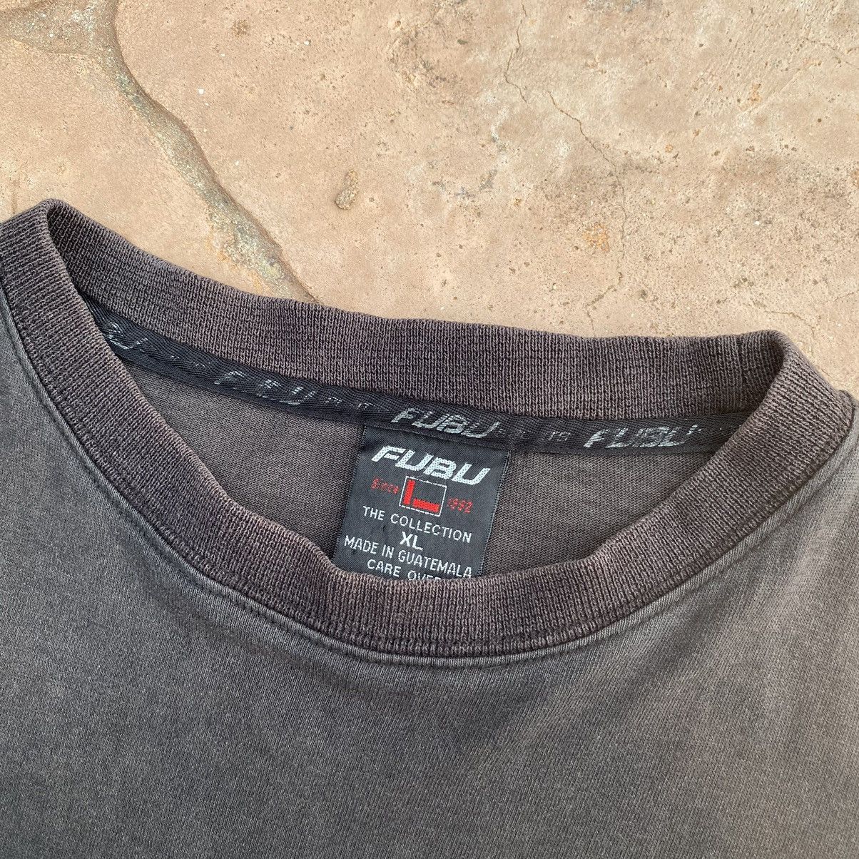 Fubu 💥SICK💥 THRASHED Faded Vintage Y2K Fubu Embroidered ERD TEE Size US XL / EU 56 / 4 - 3 Thumbnail