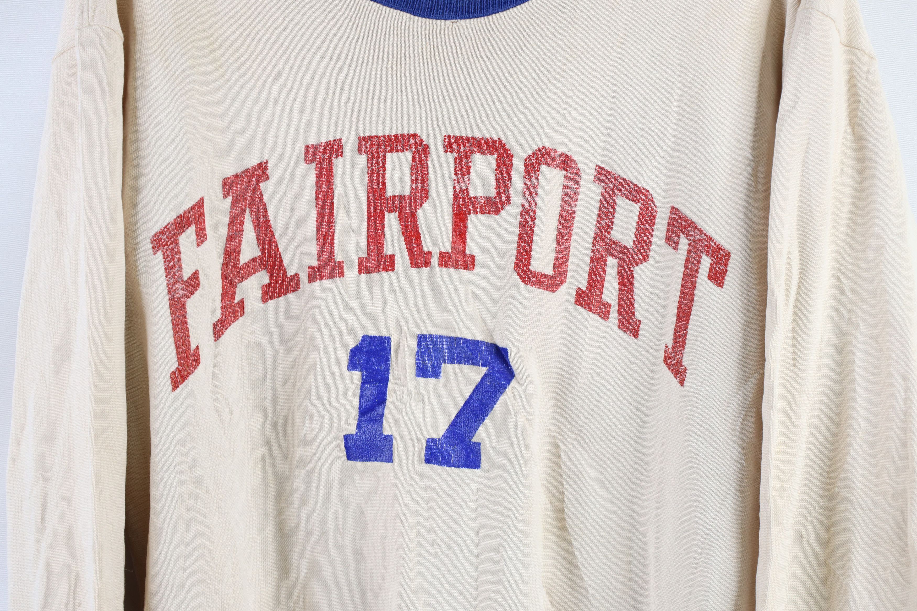 Vintage Vintage 20s 30s Fairport Long Sleeve Varsity Jersey USA Size US M / EU 48-50 / 2 - 4 Thumbnail