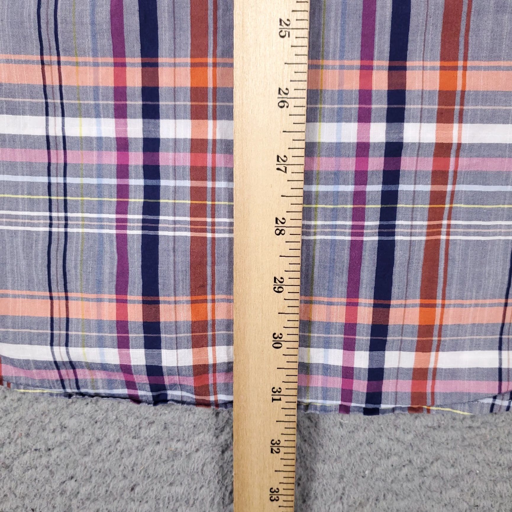 Peter Millar Peter Millar Shirt Mens Medium Blue Purple Plaid Button-Up Long Sleeve Casual Formal Business Workwear Plaid Cotton Woven Regular Color Blue Mens Size US M / EU 48-50 / 2 - 4 Thumbnail