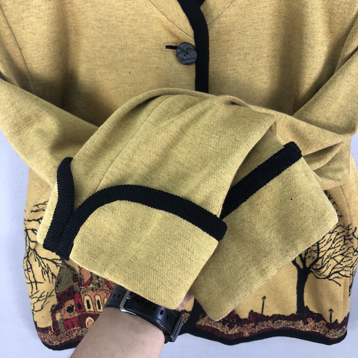 Other Vintage Japanese Brand Lala Knitted Graphic Cardigan Jacket Size M / US 6-8 / IT 42-44 - 15 Thumbnail
