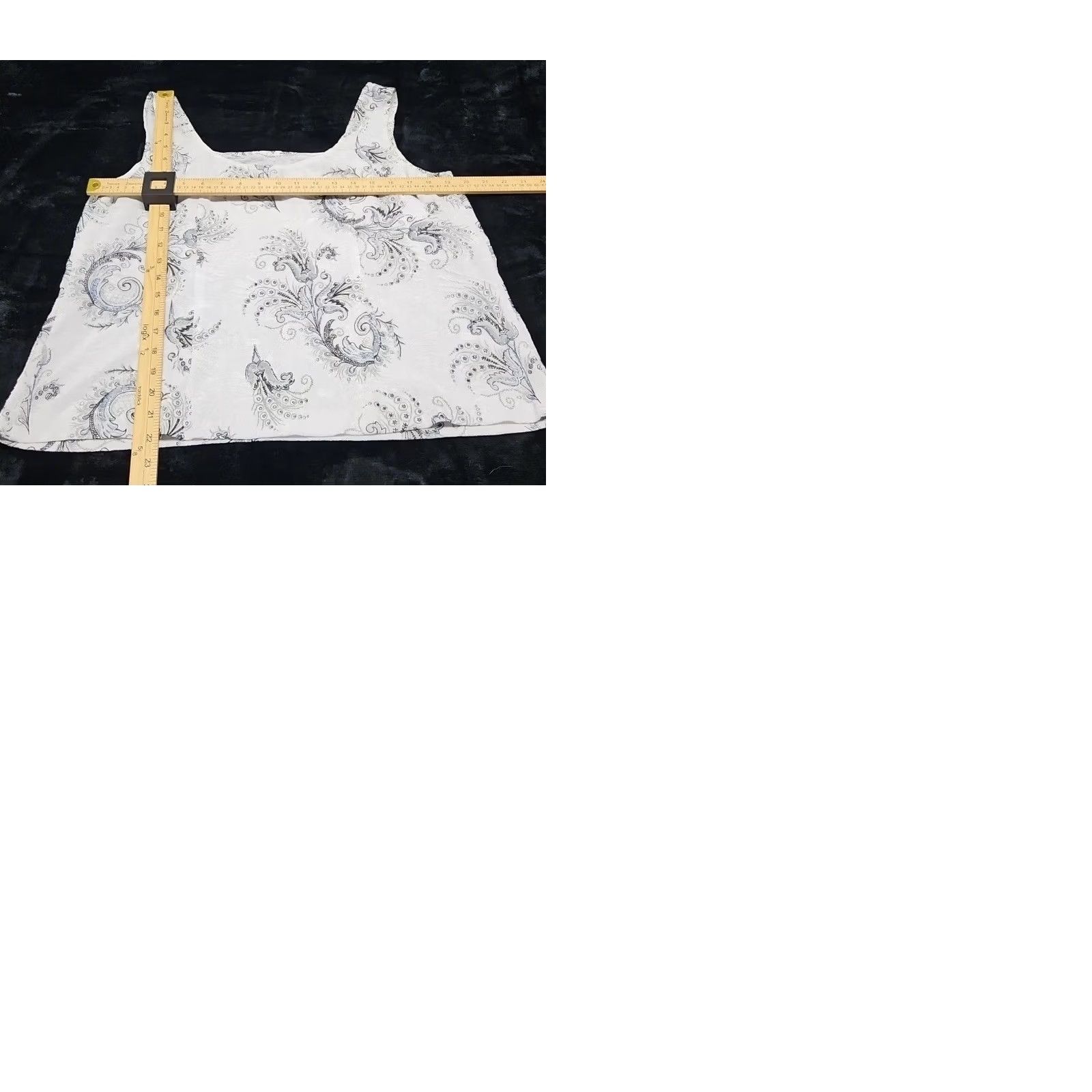 Alex Evenings Alex Evenings 2Pc Beaded Jacket Top Set Blazer Open Front Hip Length Black White Paisley L Womens Formal Set Size L / US 10 / IT 46 - 9 Thumbnail
