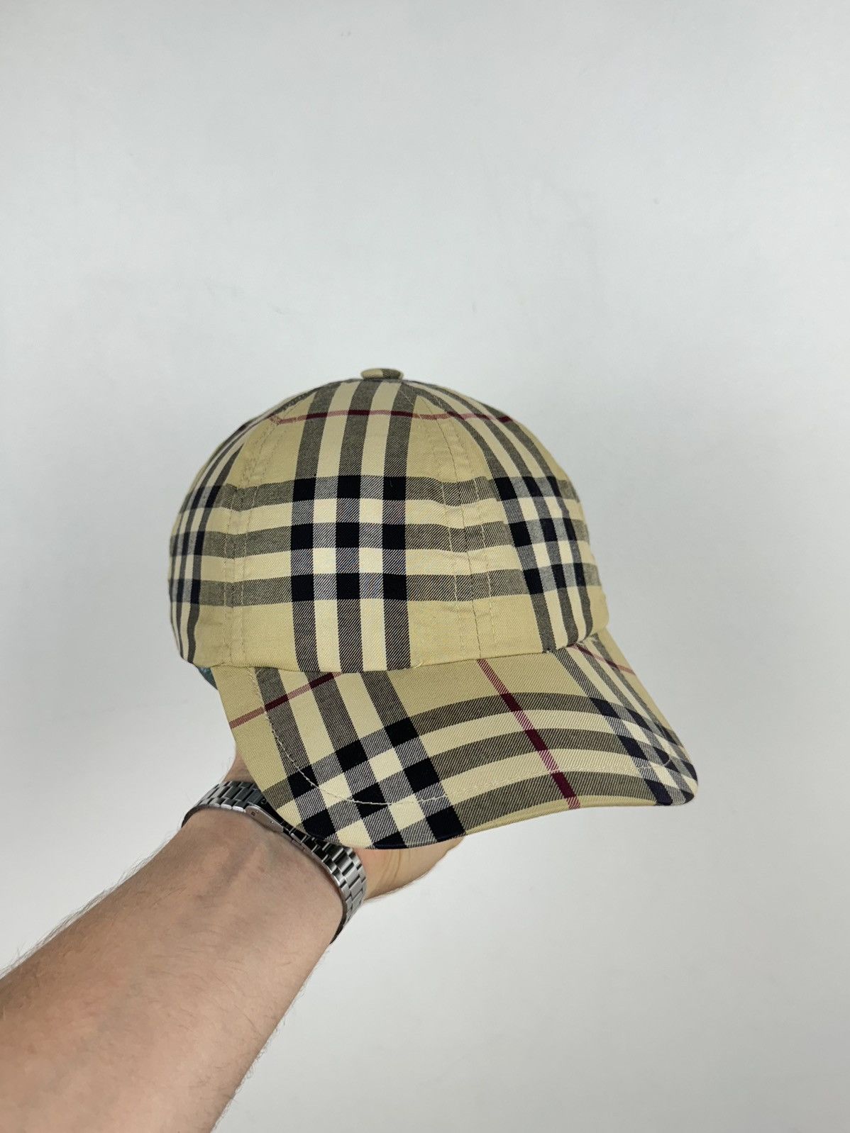 Burberry Vintage rare hat Burberry Nova Check original casual item Size ONE SIZE - 1 Thumbnail