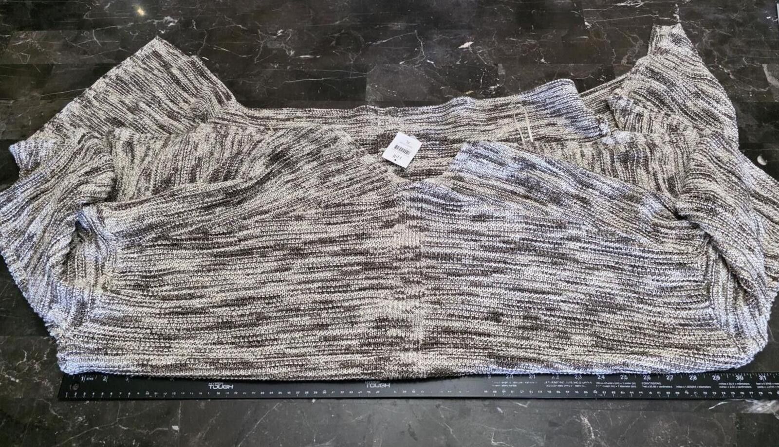 Other J. Jill XL Brown & Beige Knit Open Dolman Cardigan Sweater Size XL / US 12-14 / IT 48-50 - 7 Thumbnail
