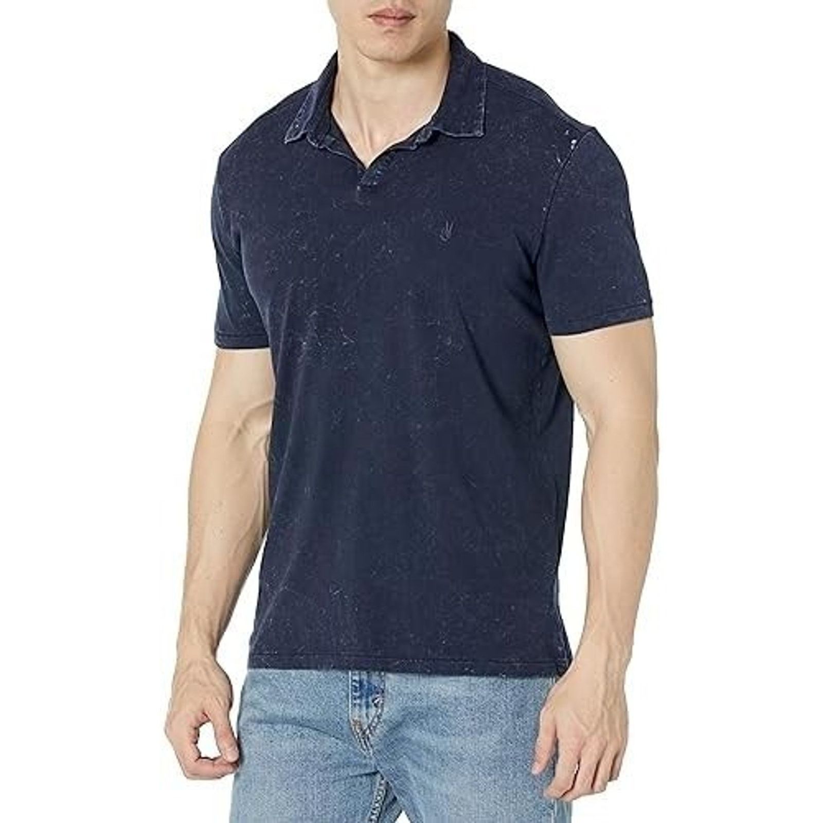 John Varvatos John Varvatos Regular Fit Polo Shirt Navy Blue XL A001698 Size US XL / EU 56 / 4 - 1 Thumbnail