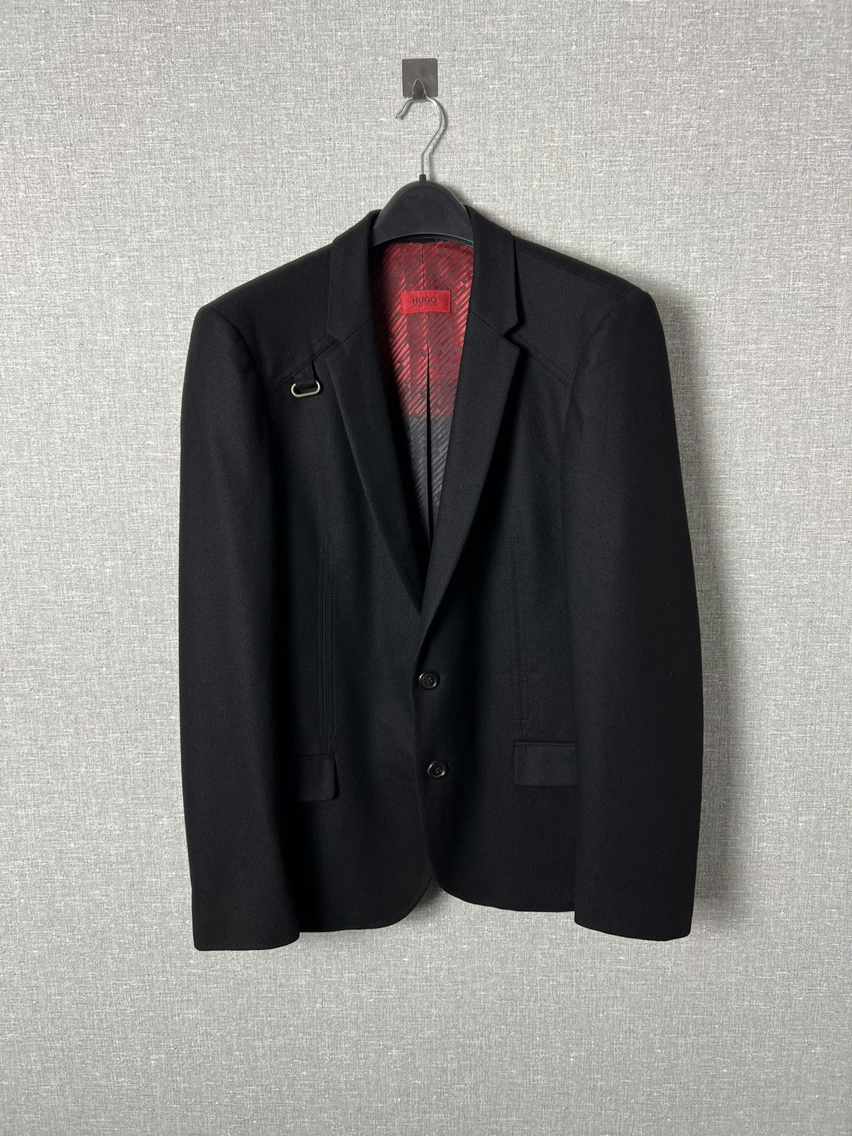Hugo Boss Rare Hugo Boss Virgin Wool Designer Blaze Jacket Size 50 Size 40R - 1 Thumbnail
