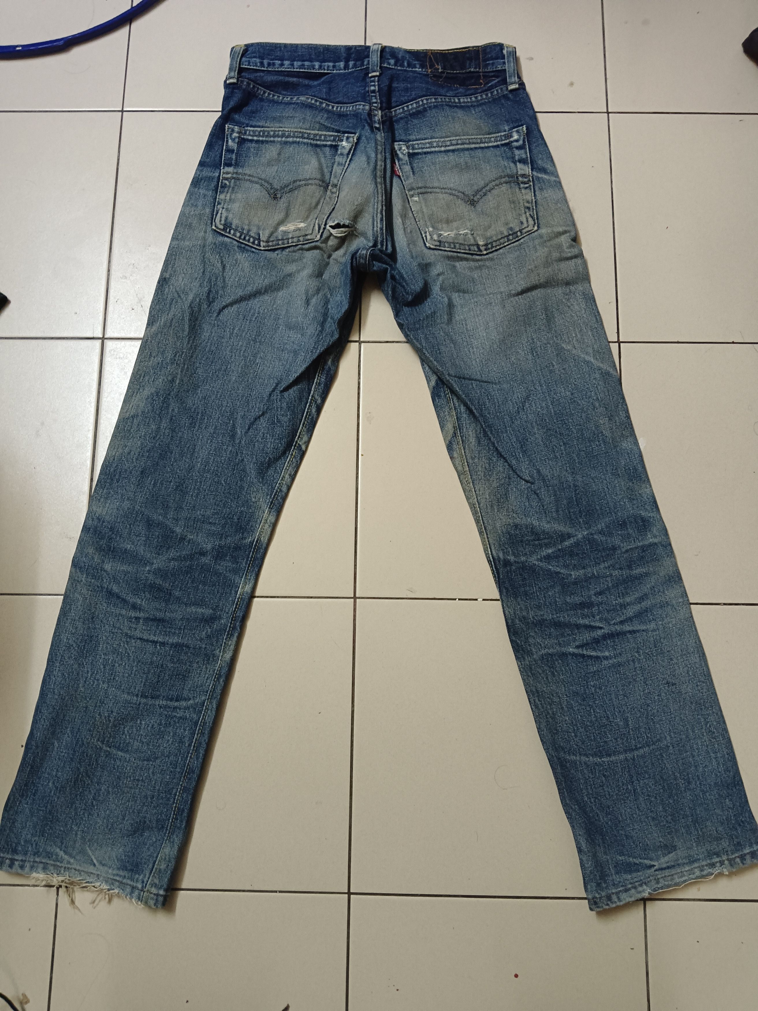 Levi's Vintage Clothing × Vintage Levi's BIg E Salvage Japan Size US 27 - 2 Thumbnail