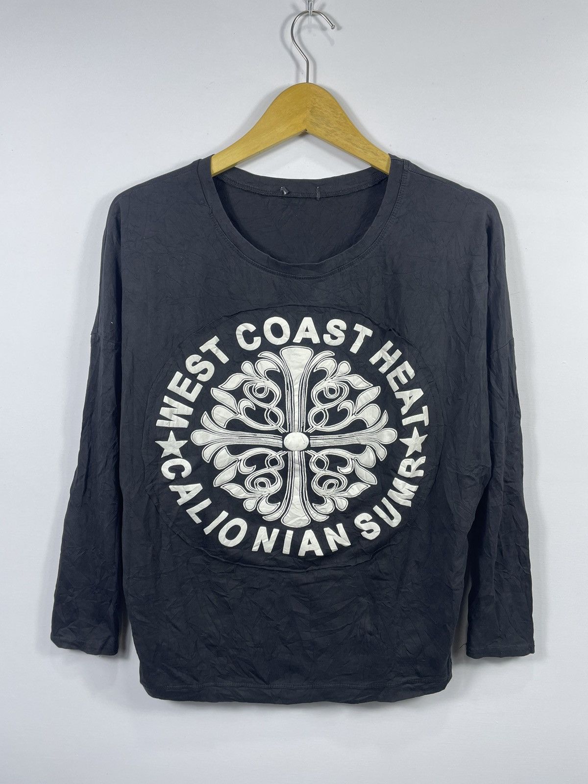 14th Addiction × If Six Was Nine × KMRii Japanese Poem Cross Sweatshirt Chrome hearts style Size US M / EU 48-50 / 2 - 1 Thumbnail