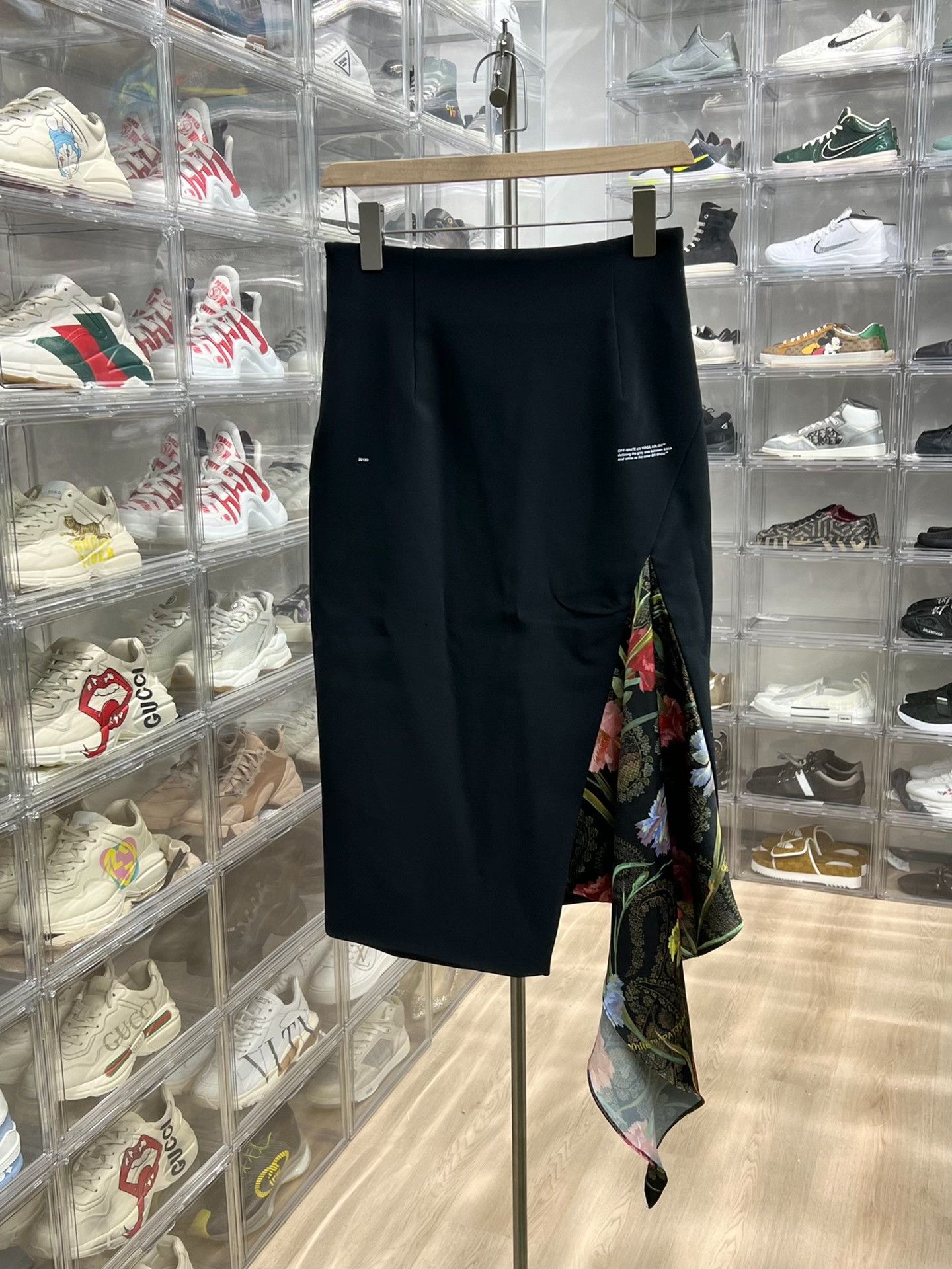 Off-White Off-White Floral Printed White Skirt 40 Women Size 40" / US 18 - 1 Thumbnail