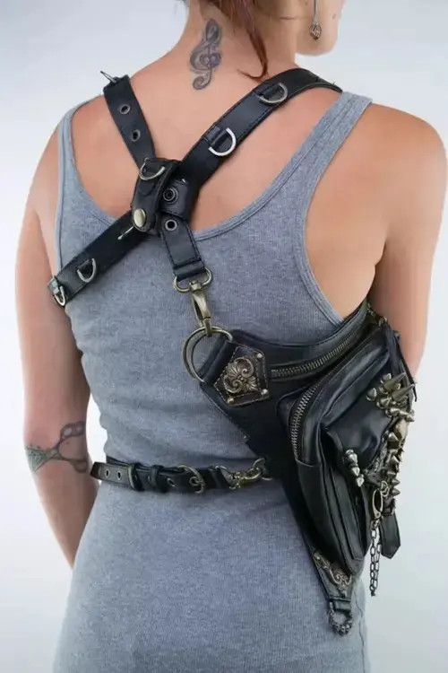 VIBE Crossbody Shoulder / Drop Leg Bag Size ONE SIZE - 6 Thumbnail