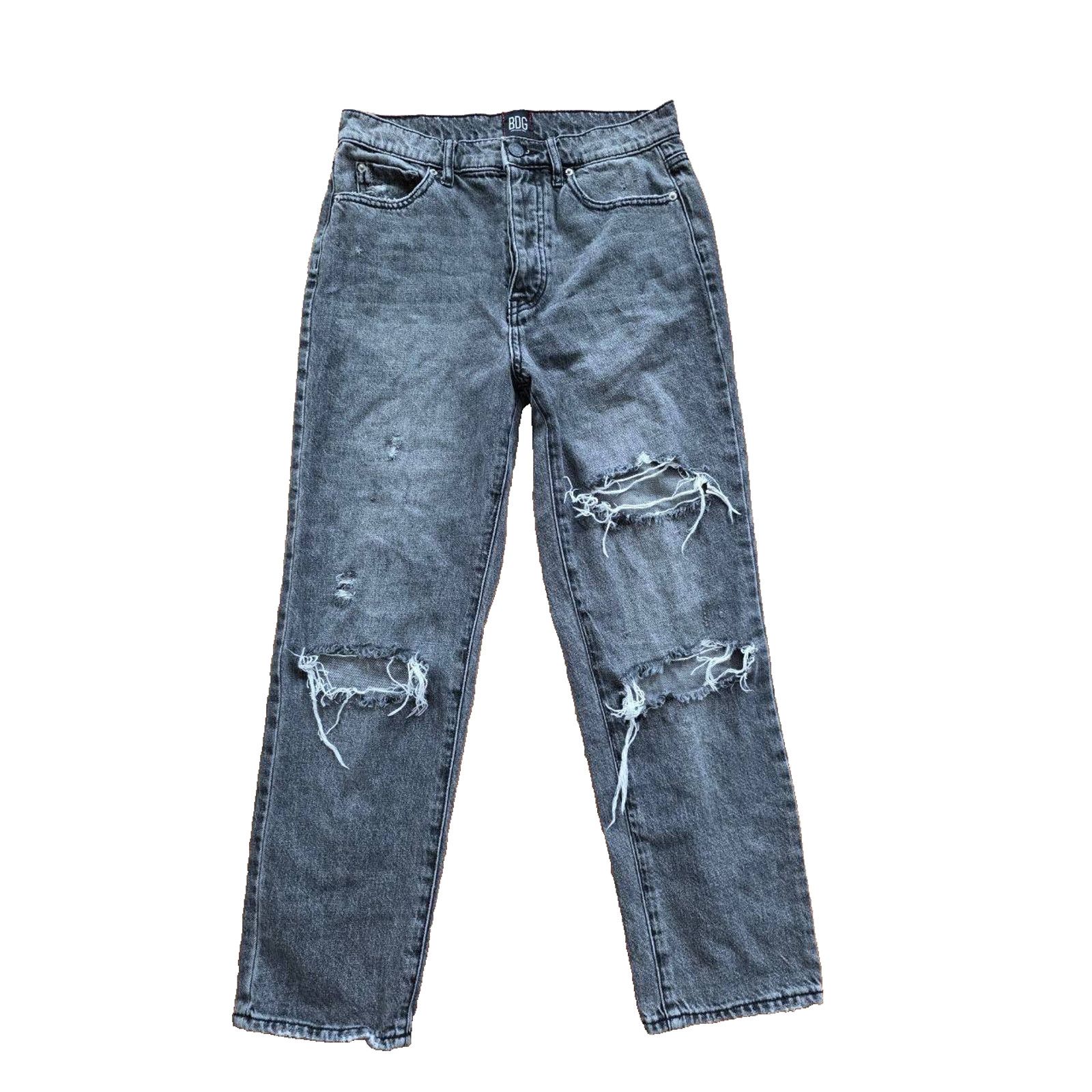 Urban Outfitters BDG Urban Outfitters Slim Straight Jeans Black 27 A001652 Size 27" / US 4 / IT 40 - 1 Thumbnail