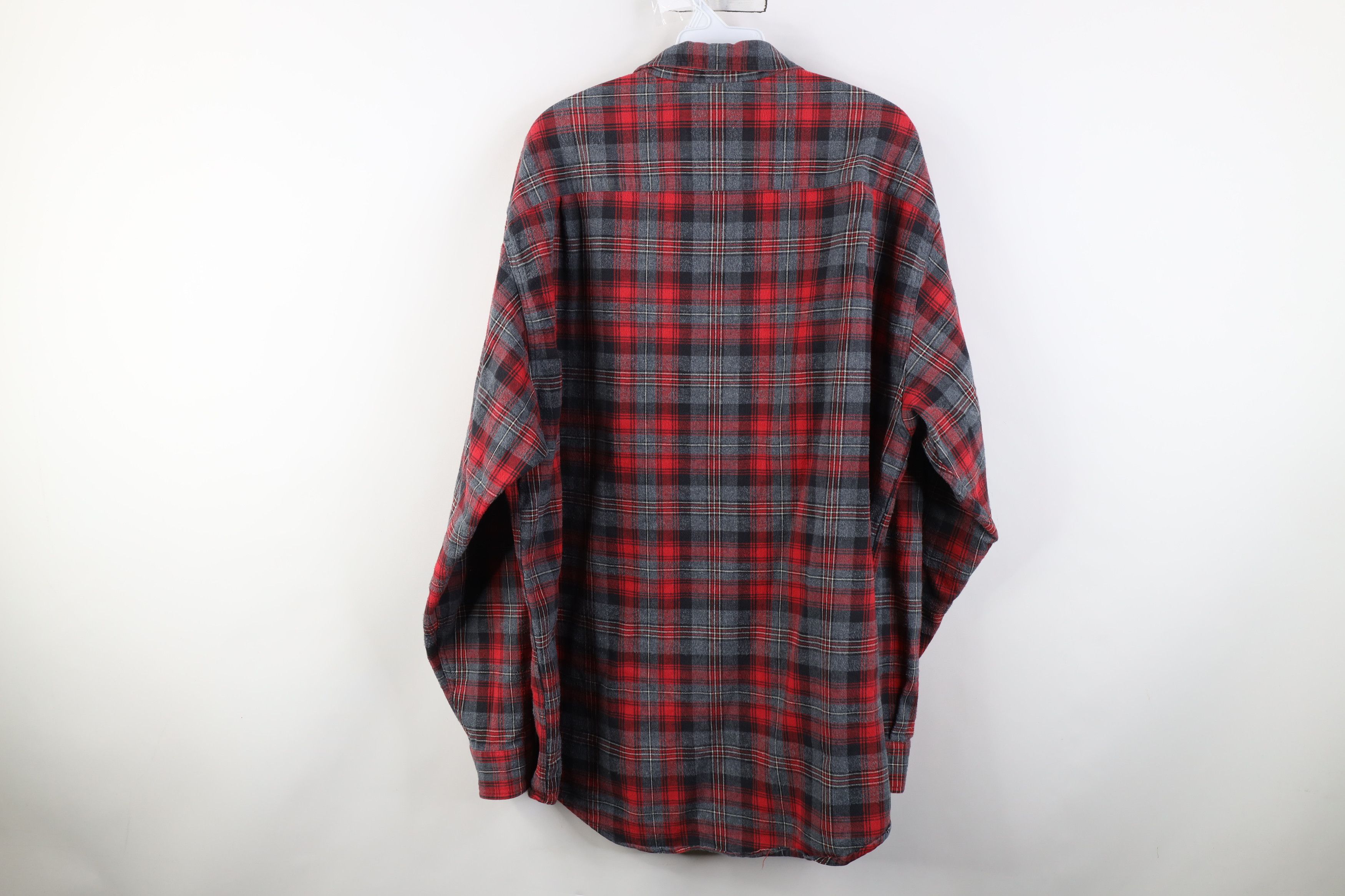 Eddie Bauer Vintage 90s Eddie Bauer Flannel Collared Button Shirt Plaid Size US L / EU 52-54 / 3 - 7 Thumbnail