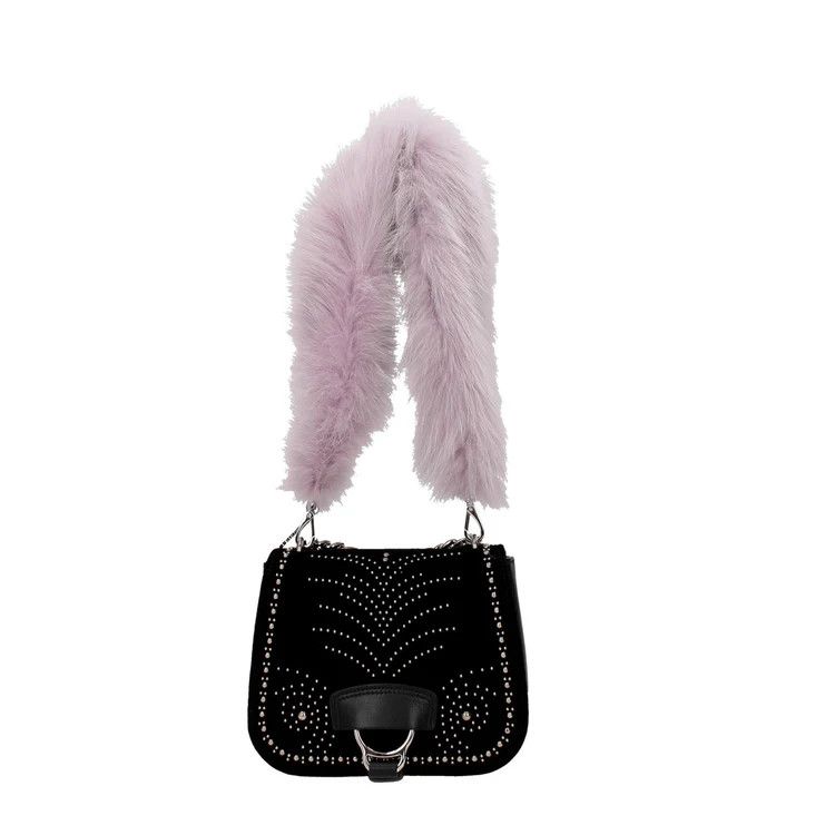 Miu Miu ob1o1e1124 Size: OS / Fox Shoulder Strap in Violet Size ONE SIZE - 2 Thumbnail